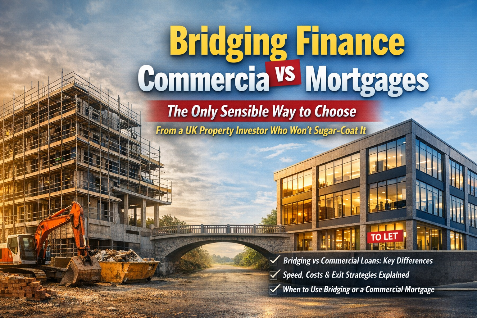 Bridging Finance vs Commercial Mortgages