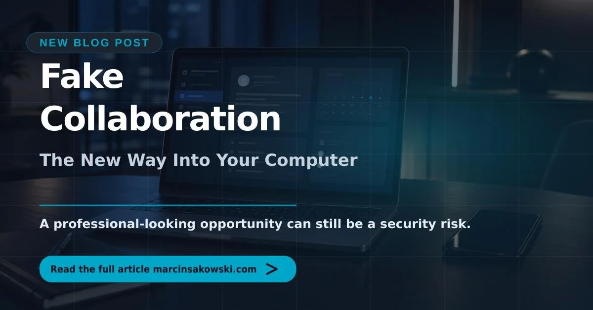 Fake Collaboration: The New Way Into Your Computer