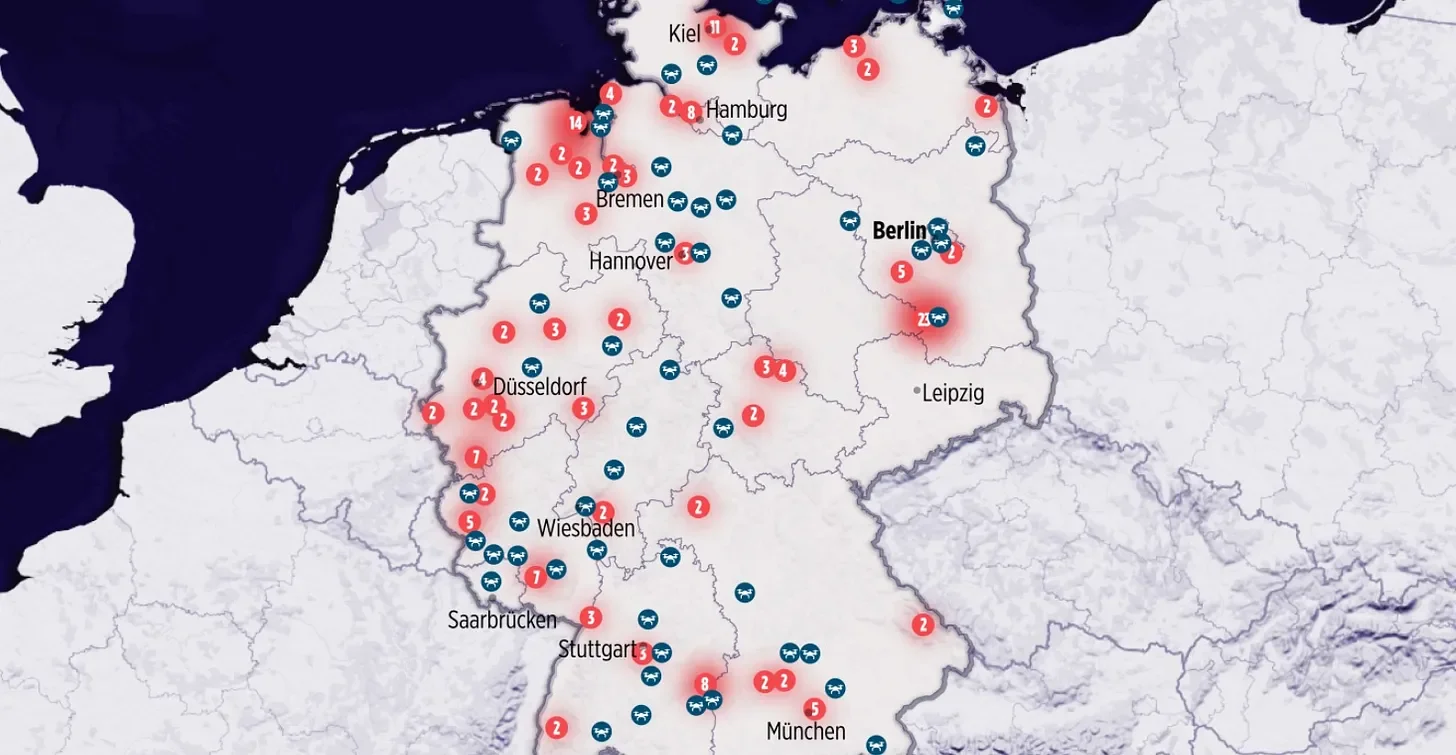 OSINT Investigation Links Russian Shipping Activity to Drone Incidents Near European Military Sites