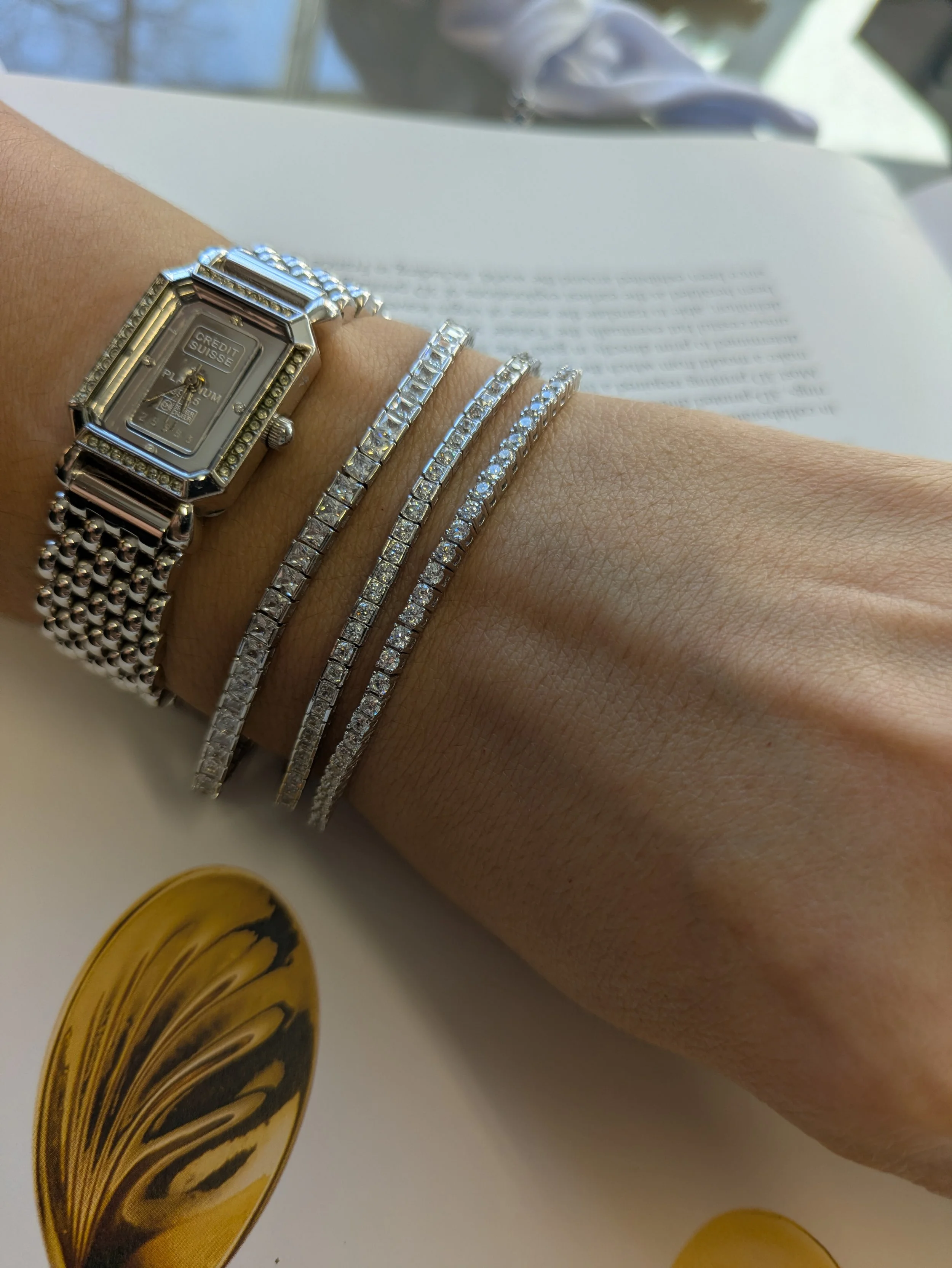 Varieties of Tennis Bracelets Shapes in Silver