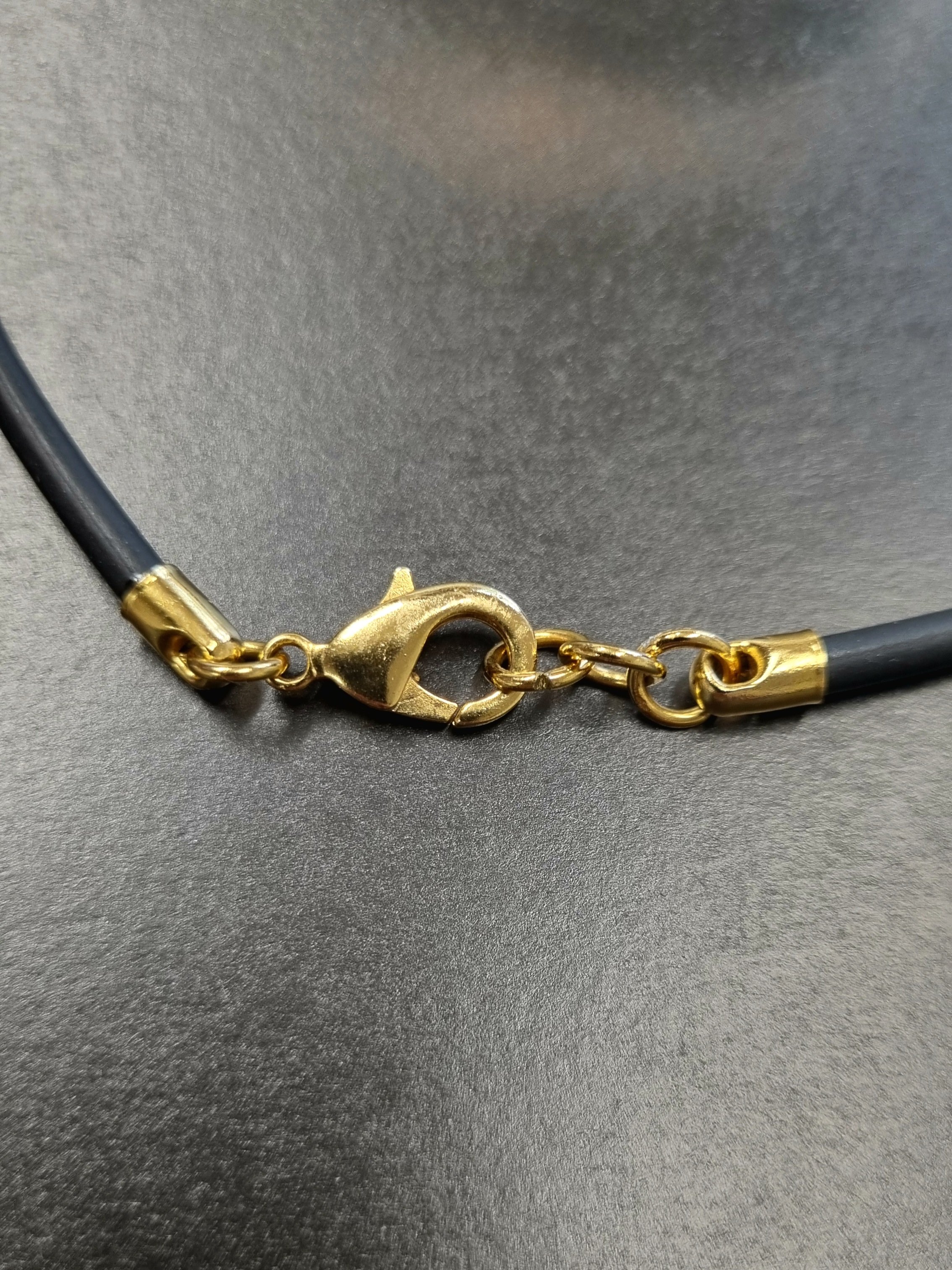 Carabiner gold plated clasp