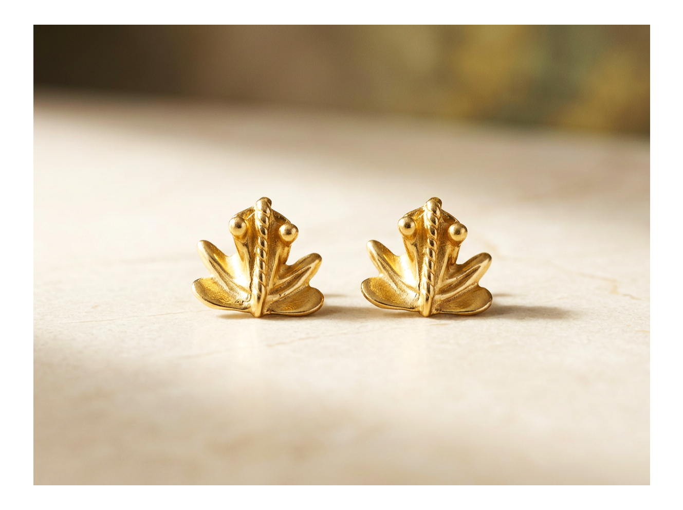 Pre-Columbian Tairona Frog Studs