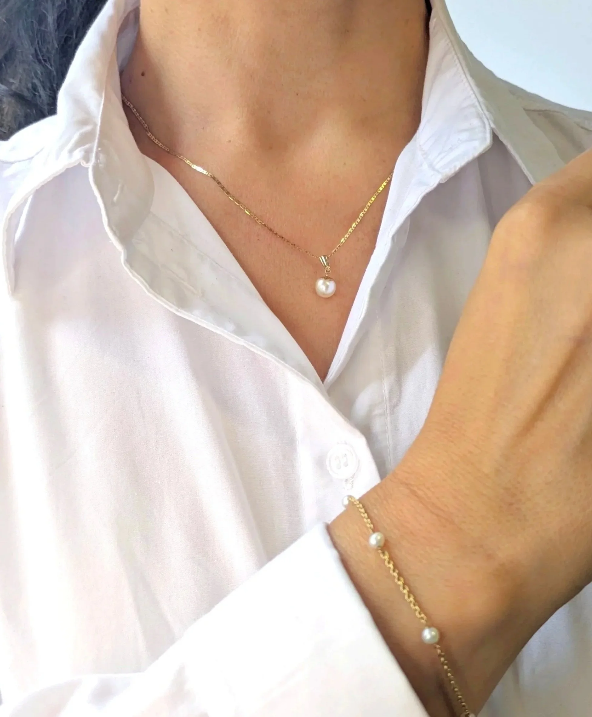 Japanese gold necklace