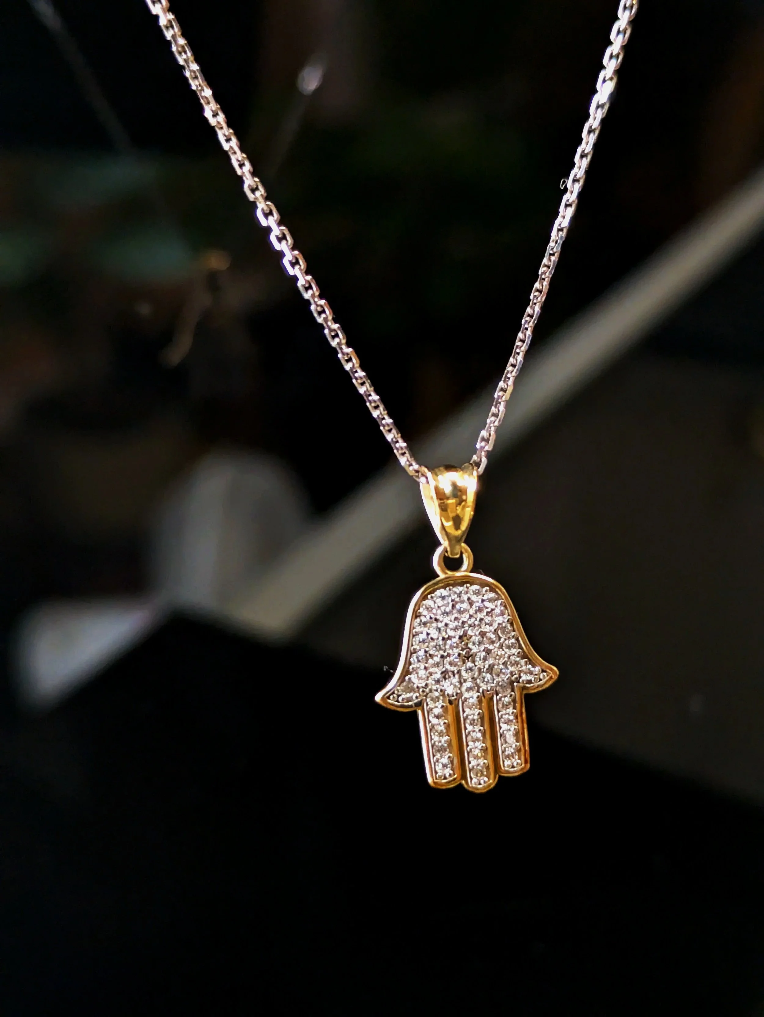 Hamza Gold Necklace