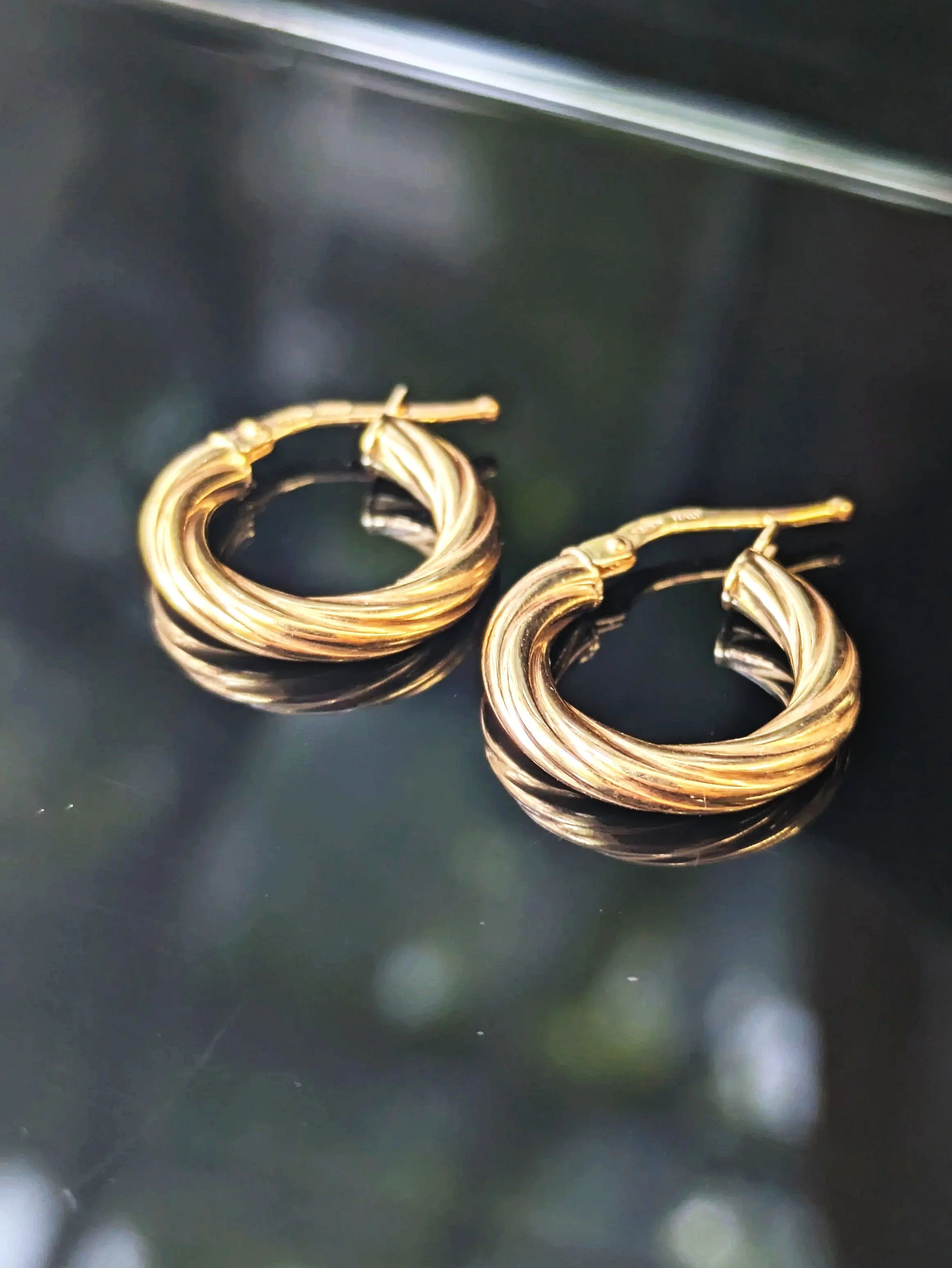 Yellow Gold Earrings