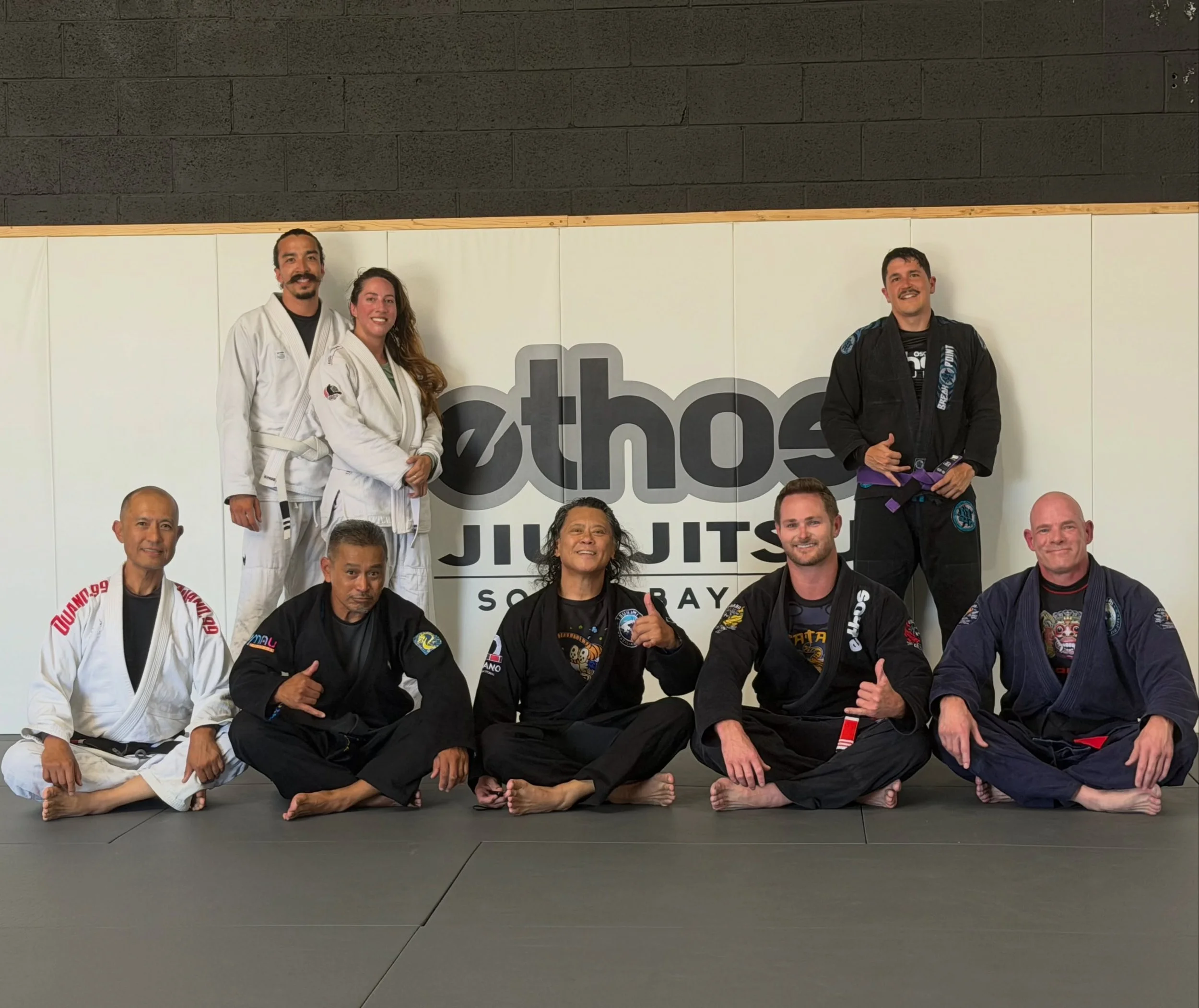 Friday&rsquo;s with @tsunami_jiujitsu 
Huge thanks to Professor Ouano, Lloyd, Ed and Mike for coming to visit.

Always learning. 

#ethosjiujitsu
