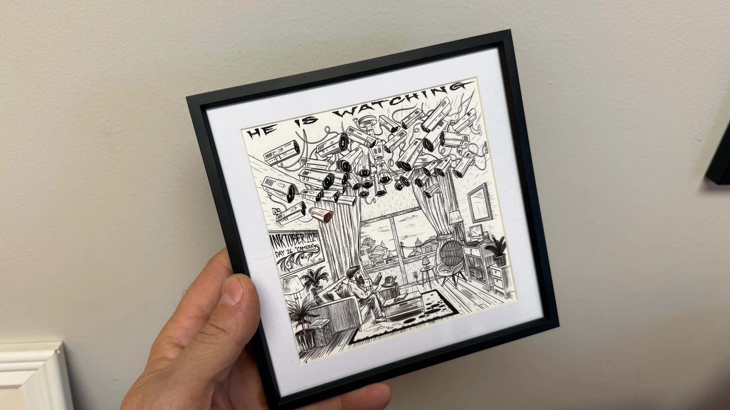He is Watching (Fine Art Print)