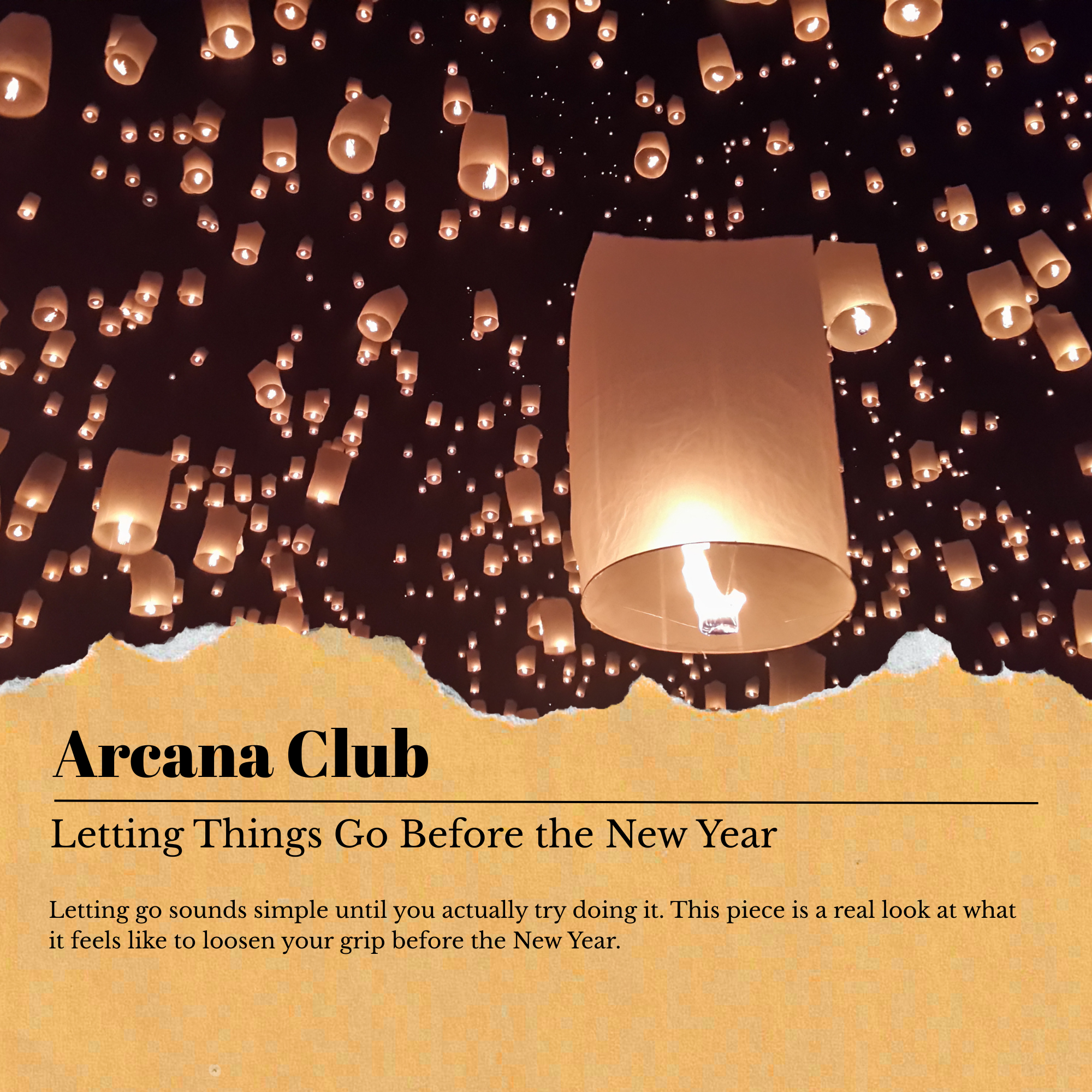Letting Things Go Before the New Year