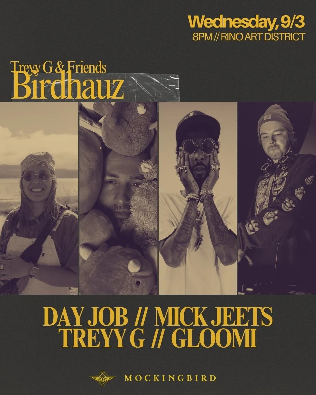BIRDHAUS w/ Treyy G & Friends