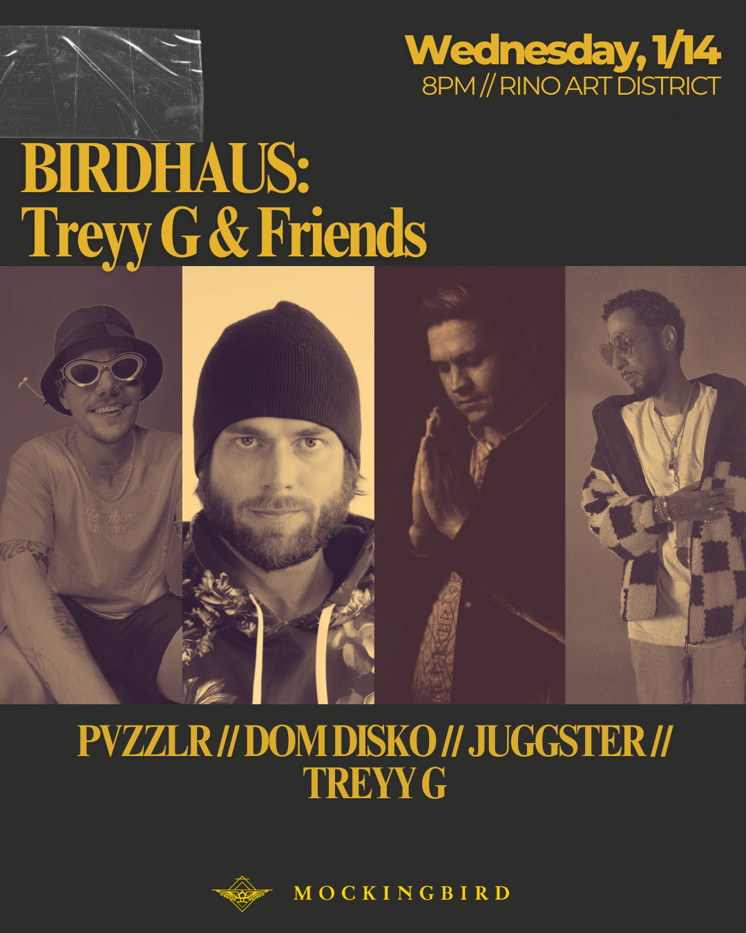 BIRDHAUS: Treyy G & Friends