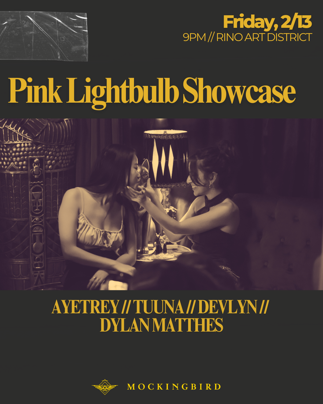 Pink Lightbulb Showcase