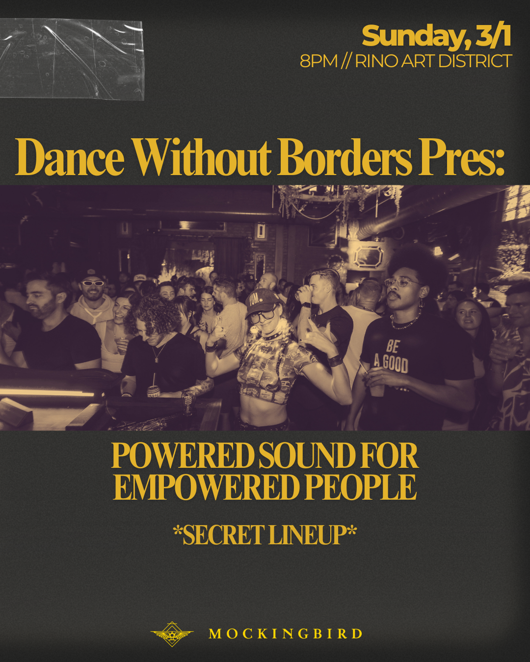 Dance Without Borders Presents: Powered Sound for Empowered People Ft. Secret Lineup with some of Denver's best experimental/world bass artists