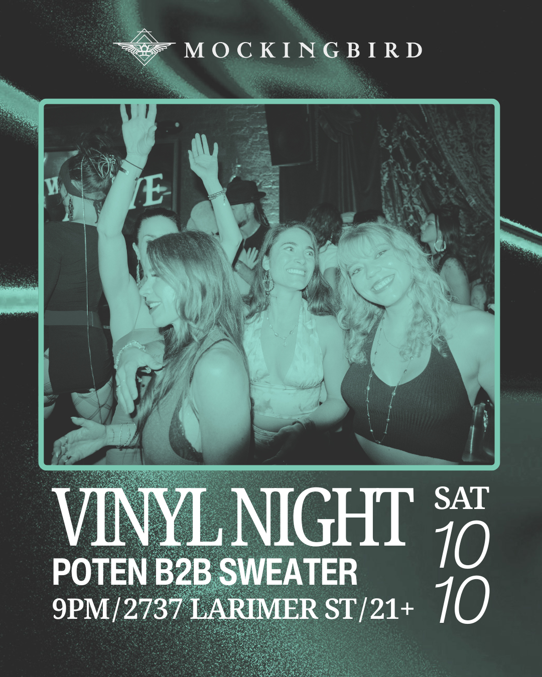VINYL NIGHT Poten b2b Sweater