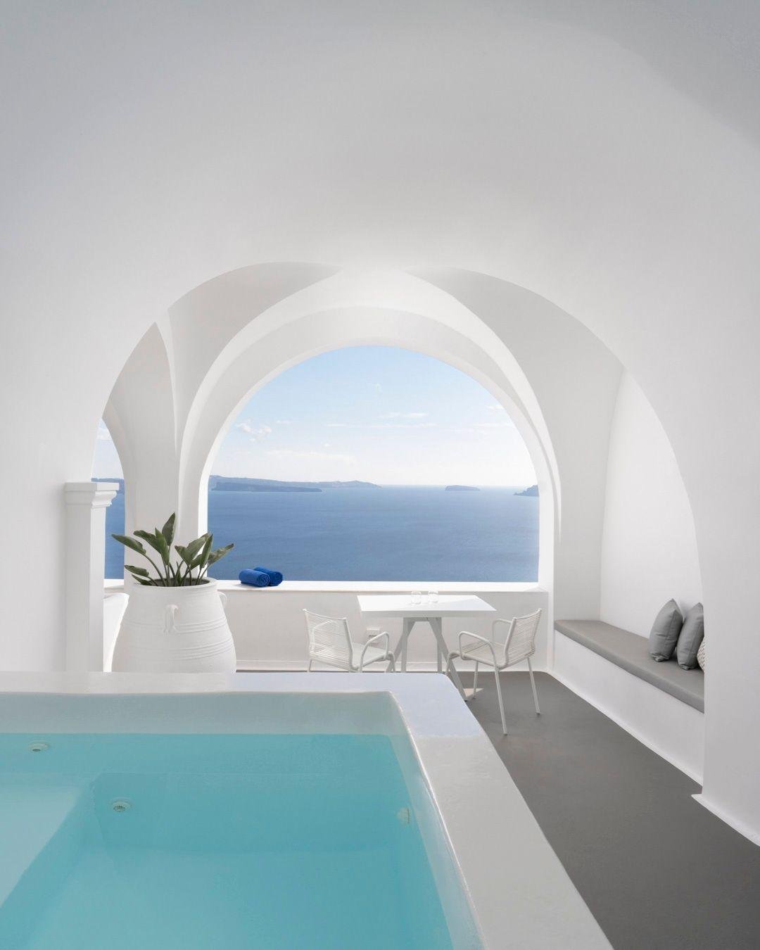A sunset over the Aegean has a way of stopping you in your tracks. A night in Santorini can unfold as a Greek myth brought to life.

The legendary Katikies Hotel clings to the caldera cliffs, delivering that unmistakable &ldquo;floating above the sea