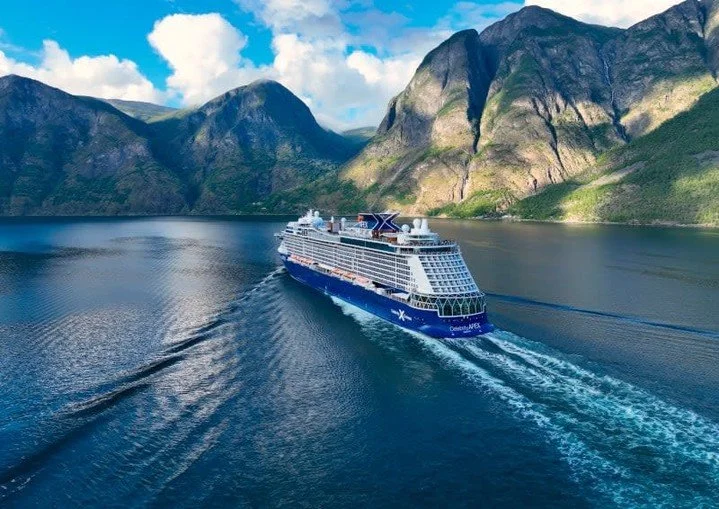 ✨ Norway is calling&hellip; 🇳🇴 
Sailing through the fjords feels like stepping into a real-life postcard - crystal-blue water, towering mountains, peaceful valleys, and endless summer light. And aboard Celebrity Apex, the views are unforgettable fr