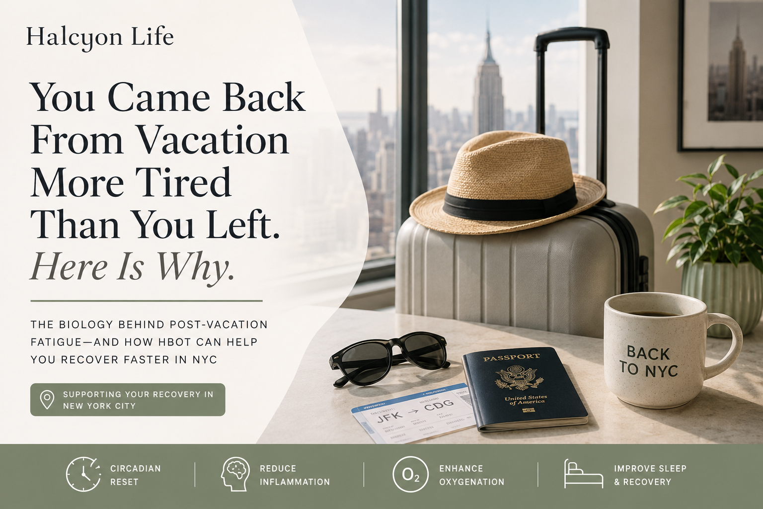 You Came Back From Vacation More Tired Than You Left. Here Is Why.