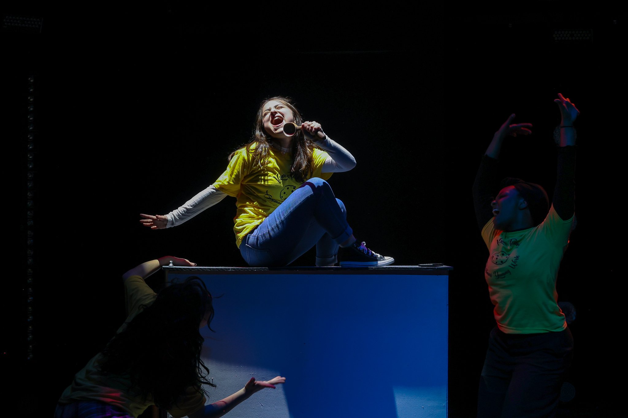 Ella Kahan as Alanis in "Family Undone" by E Quinn, directed by Sara Mascelli in the Equinox New Play Festival at the University of the Arts.