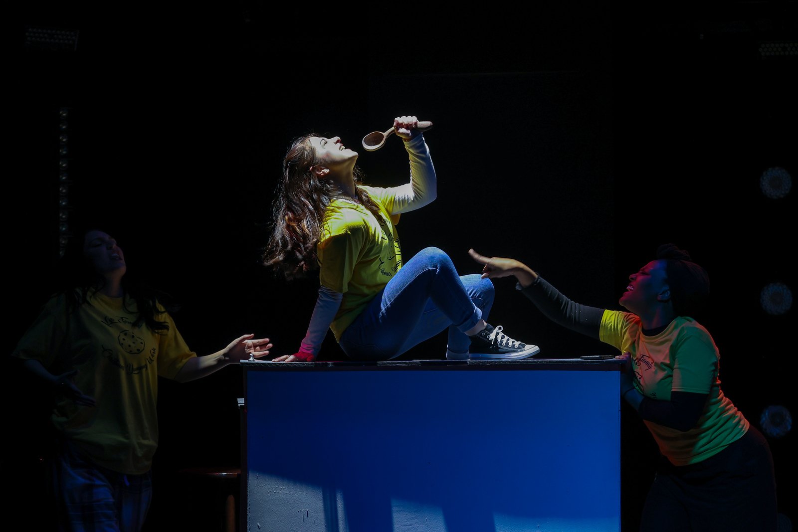 Ella Kahan as Alanis in "Family Undone" by E Quinn, directed by Sara Mascelli in the Equinox New Play Festival at the University of the Arts.