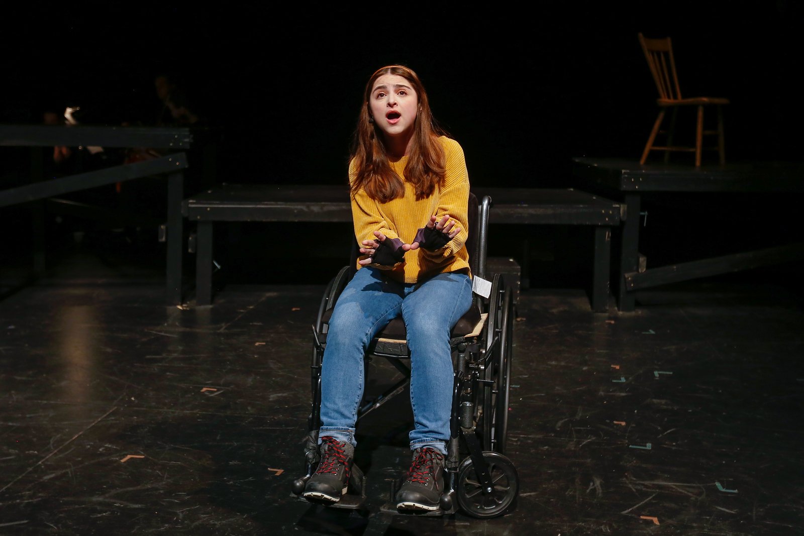 Ella Kahan as Nichole Burnell in "The Sweet Hereafter" by Daniel Maté, directed by Kent Nicholson in the Polyphone Festival of New Musicals.