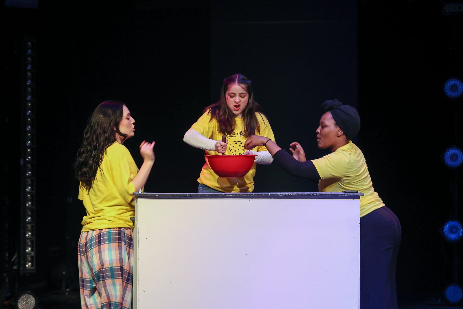 Ella Kahan as Alanis in "Family Undone" by E Quinn, directed by Sara Mascelli in the Equinox New Play Festival at the University of the Arts.