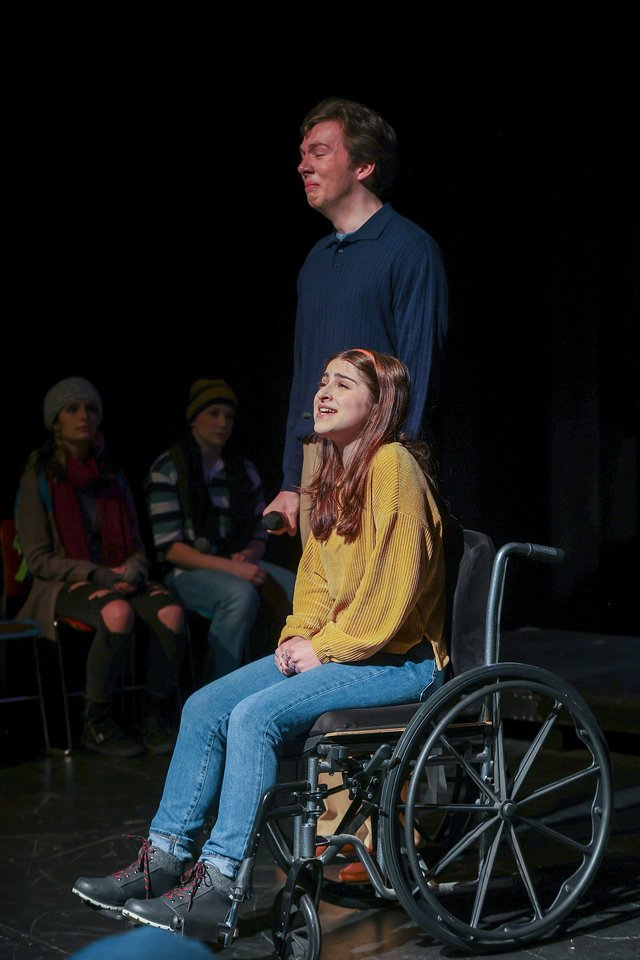 Ella Kahan as Nichole Burnell in "The Sweet Hereafter" by Daniel Maté, directed by Kent Nicholson in the Polyphone Festival of New Musicals.