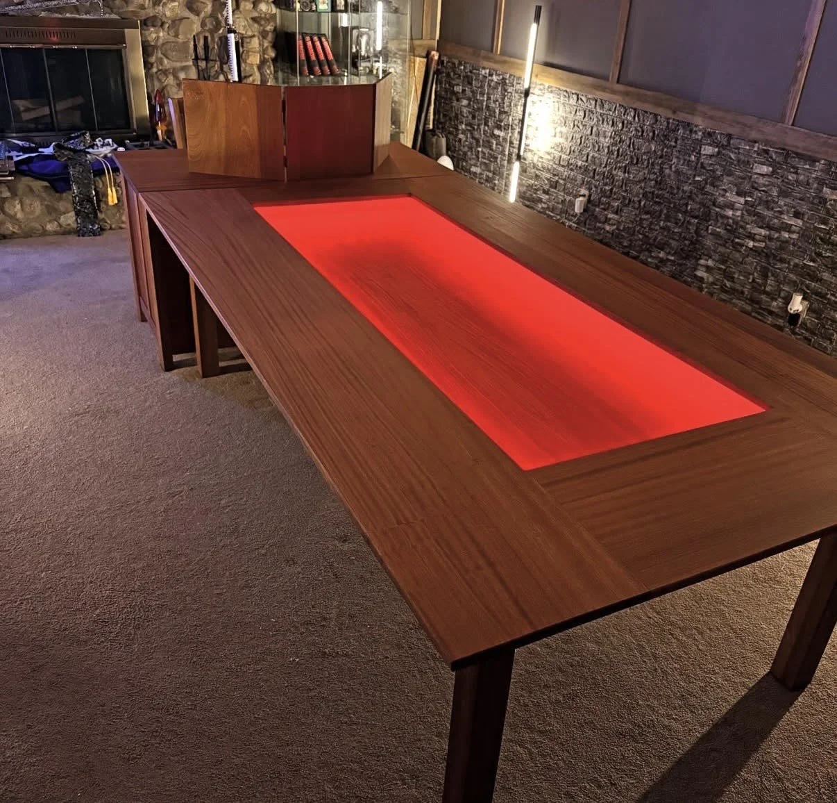 LED lighted gaming table in Williamsville, NY