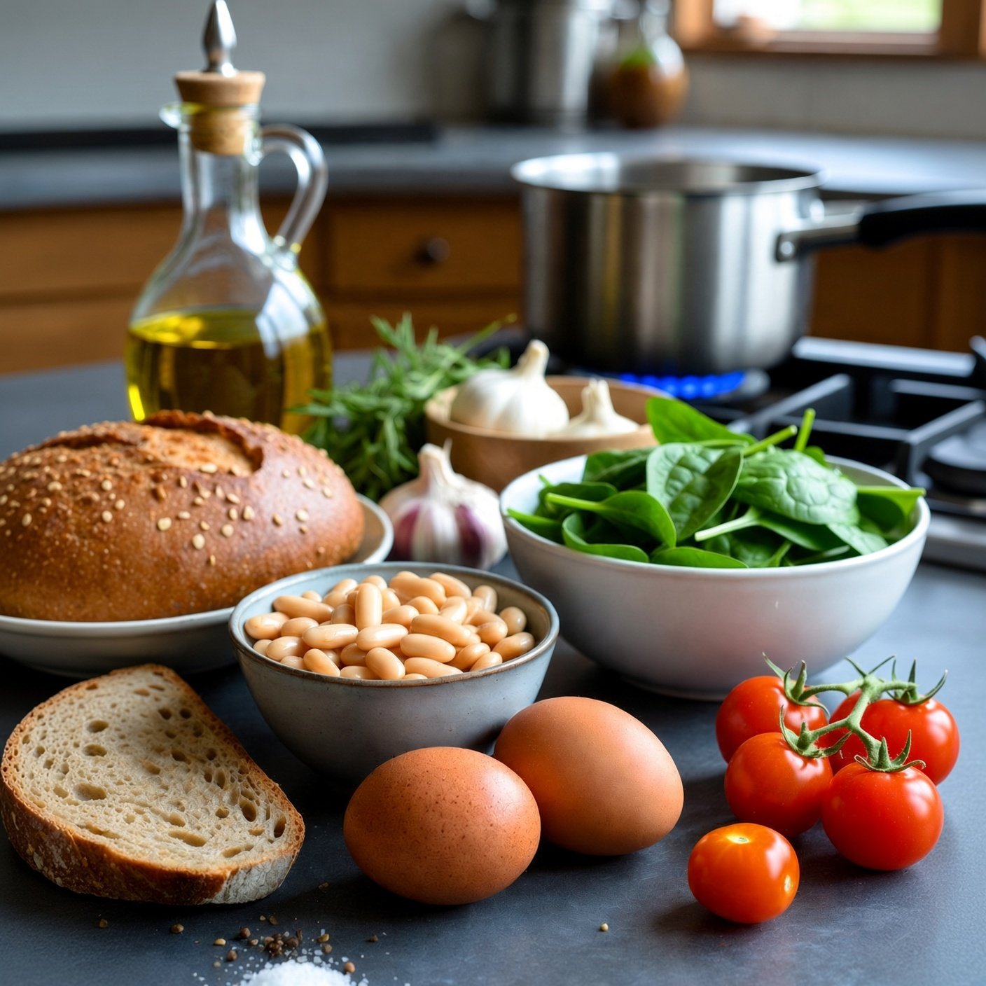 Eggs, Beans & Greens