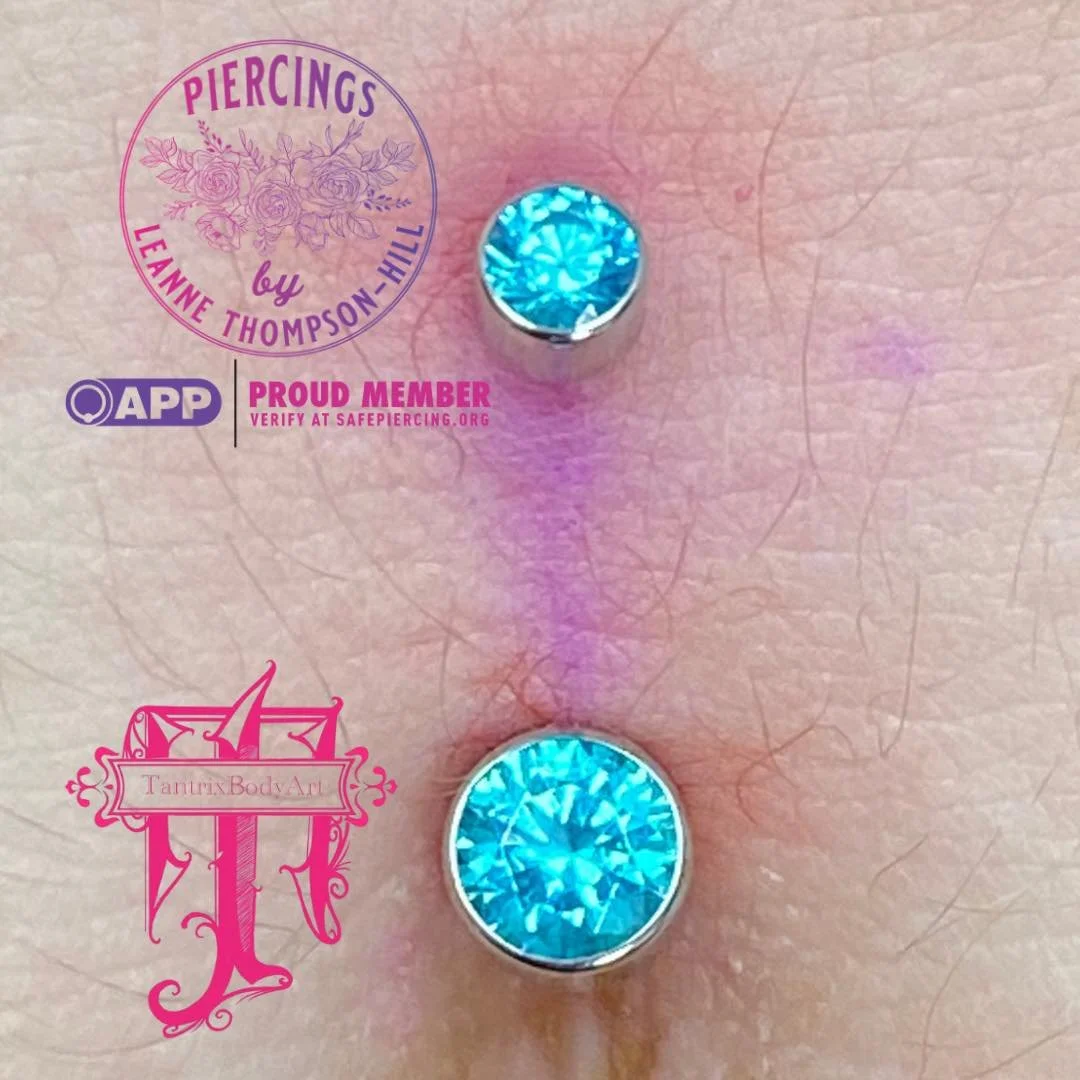 Navel piercing best piercer saskatoon leanne Thompson hill Tantrix Body Art app member