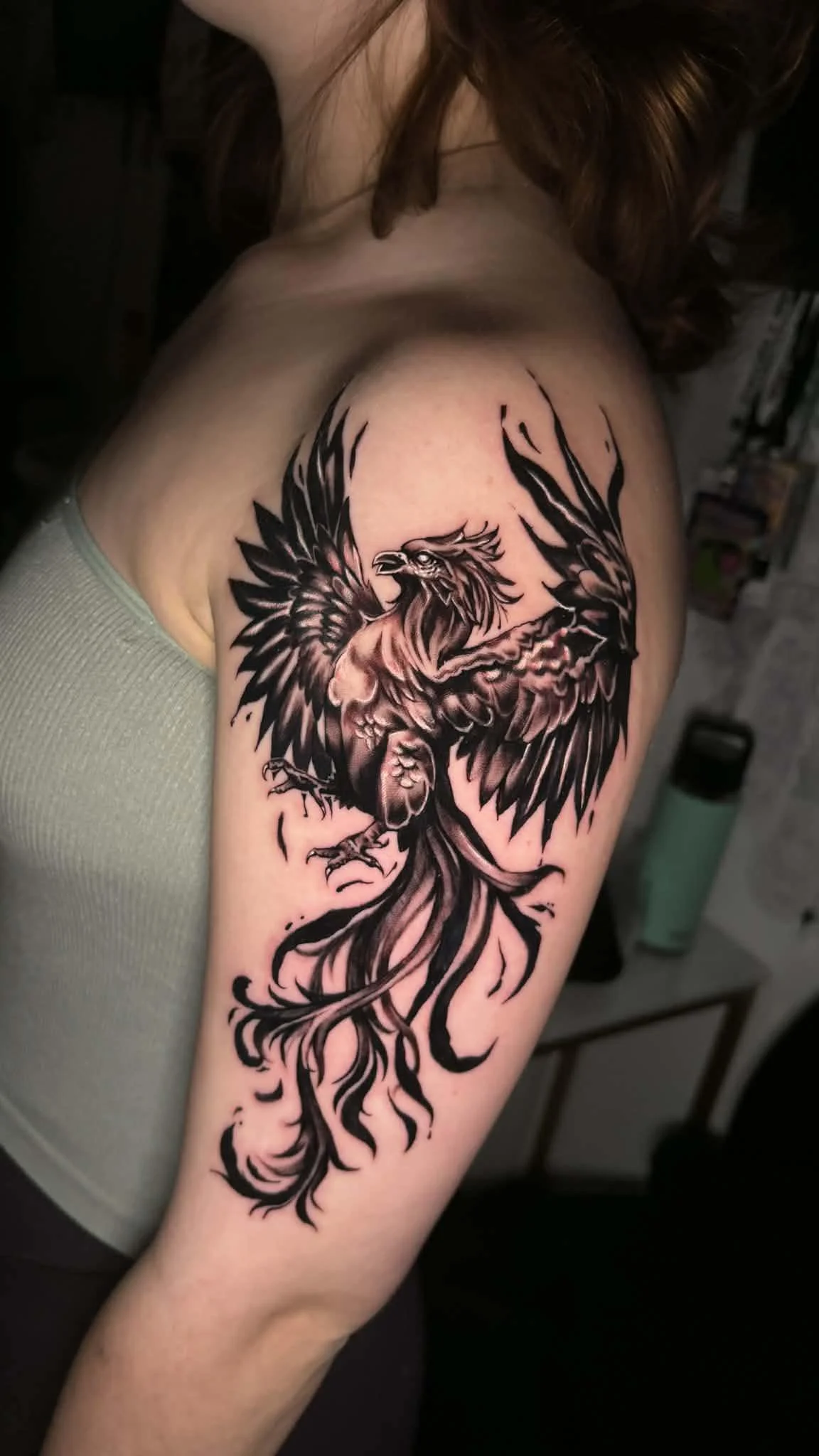 Phoenix tattoo by Tattoos by Bella Saskatoon 