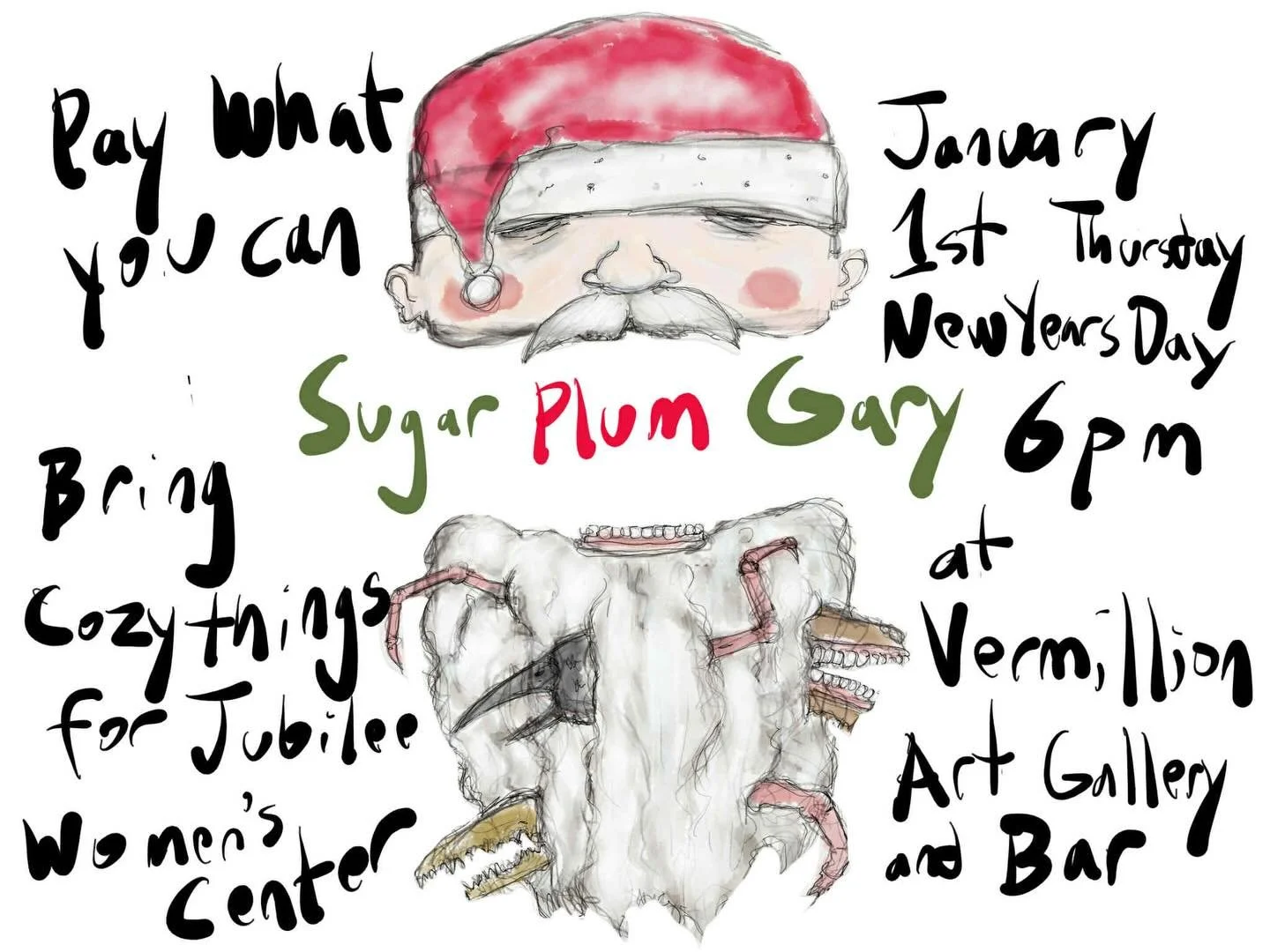 Special New Year&rsquo;s Day Sugar Plum Gary. Thursday 1/1/26 early show 6pm. #newyear #sugarplumgary #vermillionseattle