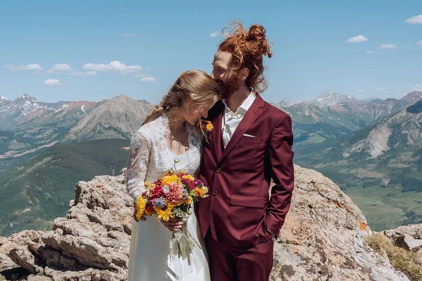 These two had an epic wedding week back in July ✨They were married on a mountain peak followed by an epic night of ceremony, speeches, and dancing. The love in the room was overflowing - what a community you two have. Congratulations Cam &amp; Lynn! 