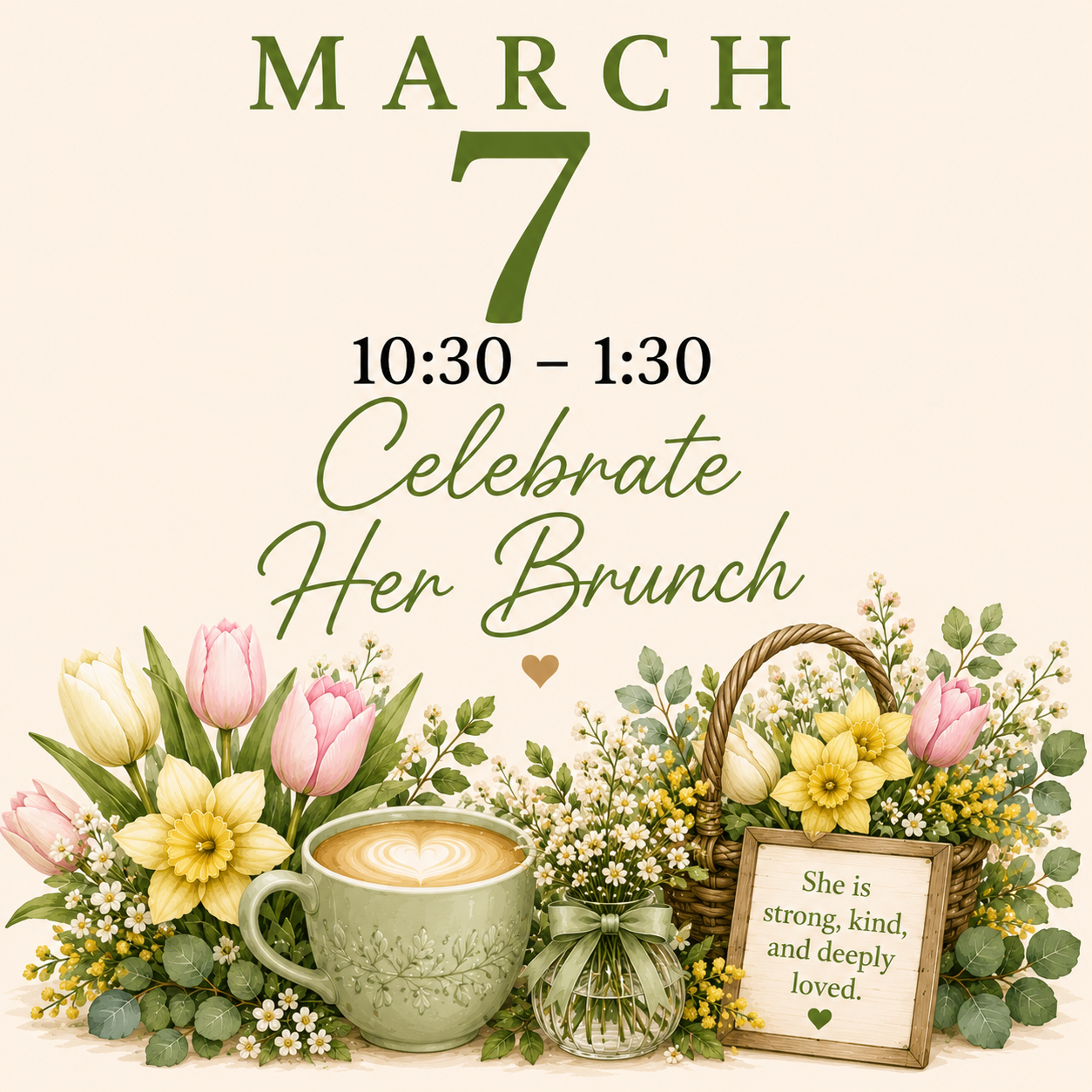 Celebrate Her Brunch-Sunday, March 7, 2027