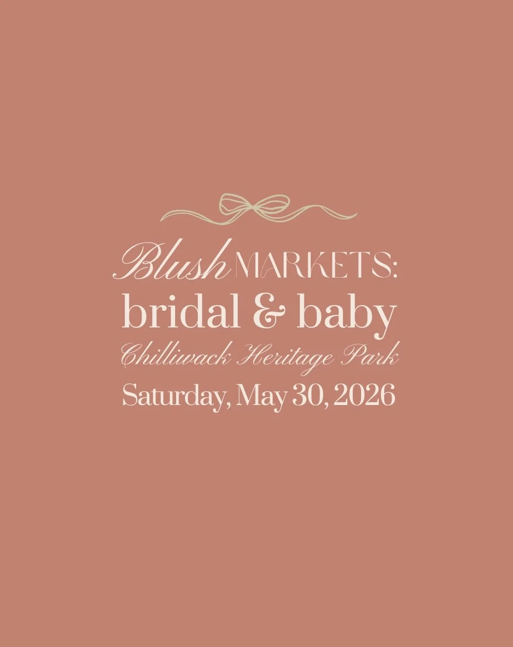 we are so happy to say&hellip; we&rsquo;re back, baby! 💍🎀🍼 
save the date! we couldn&rsquo;t be more excited for the second annual blush markets. mark your calendars for saturday, may 30th at the chilliwack heritage park. 
 this year, we are so ex