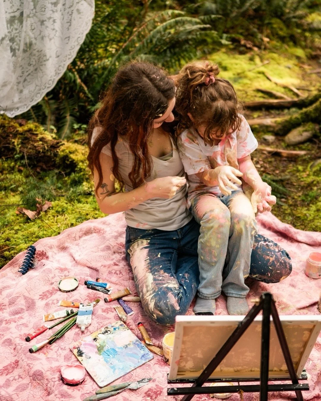 meet the vendor 🕊️✨ @littlebearartstudio 
Handmade &amp; original art from B.C. Your story, painted. 
Beautiful heirloom gifts and keepsakes. From honeymoon landscapes to custom baby and family memories. 
🤍 Catch Ash at Blush Markets on May 30th! ?