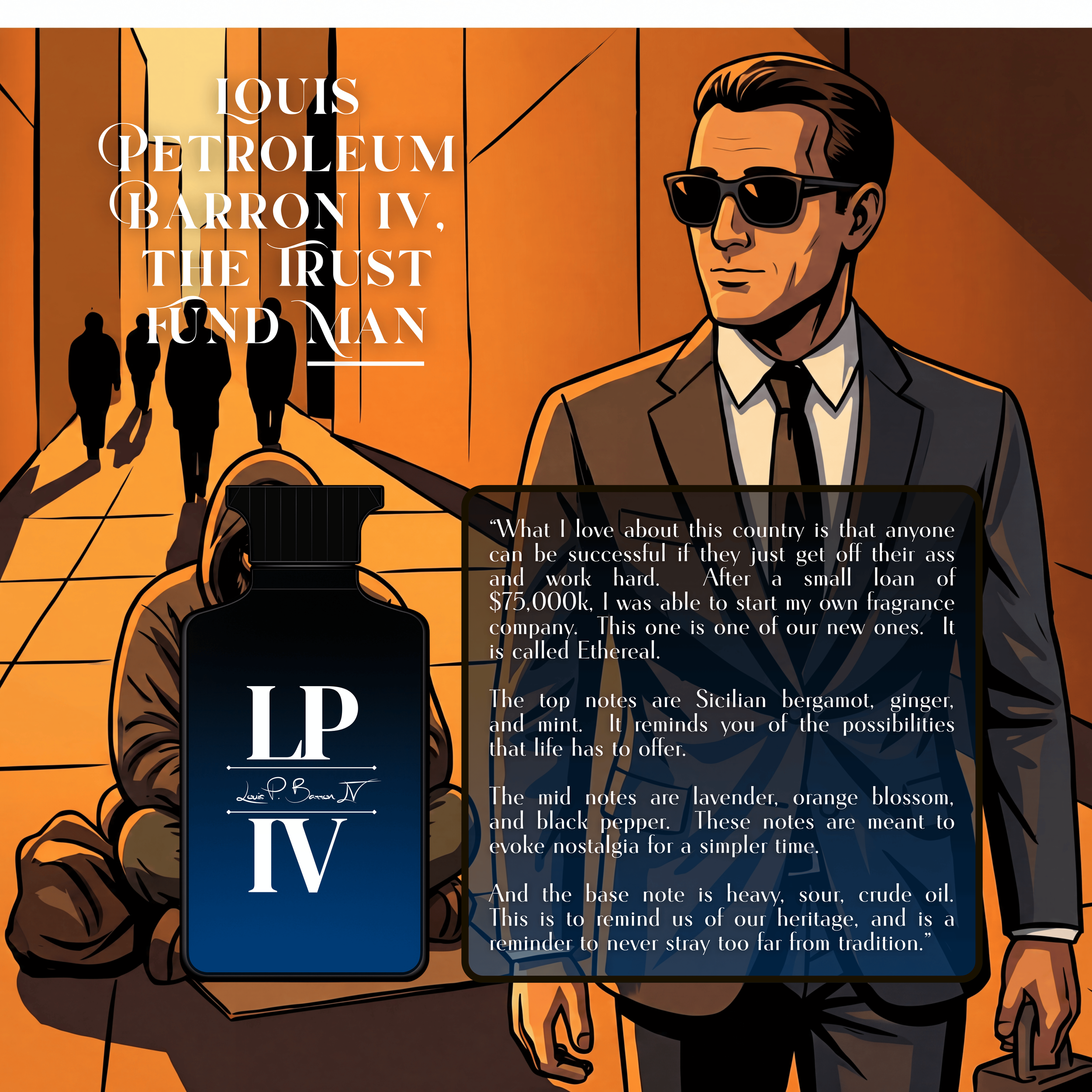 Louis Petroleum Barron IV, the Trust Fund MAN Illustration.png