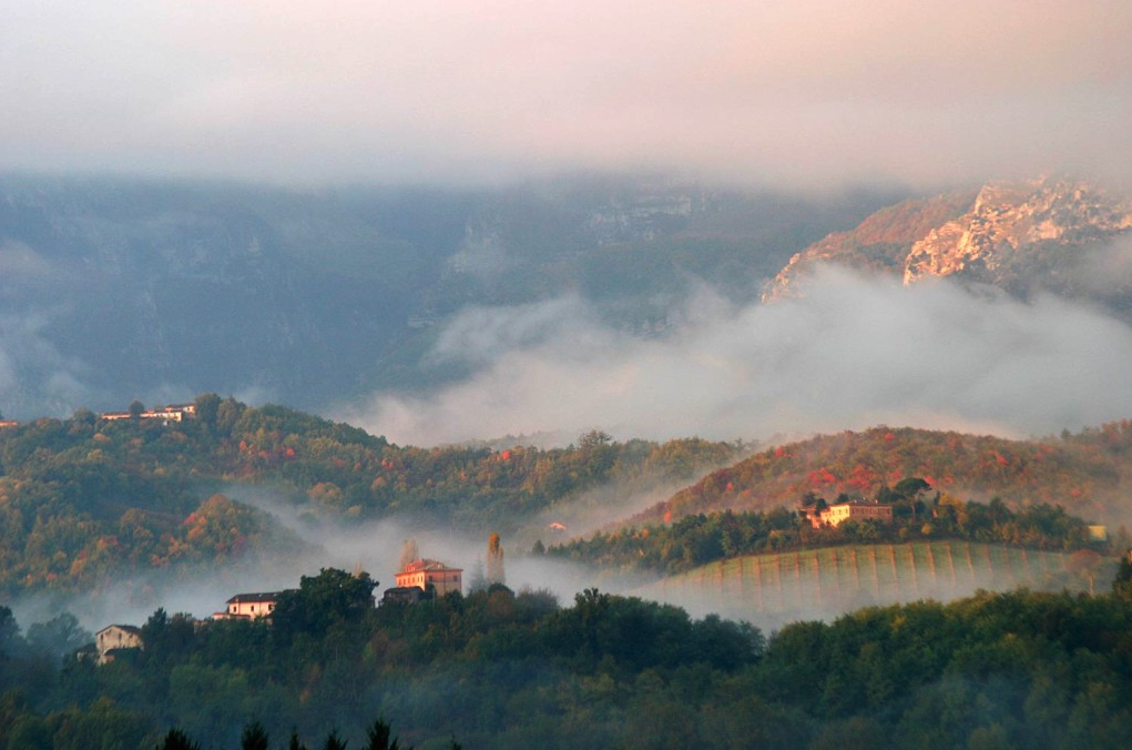 Mist in the Sibillini Mountains