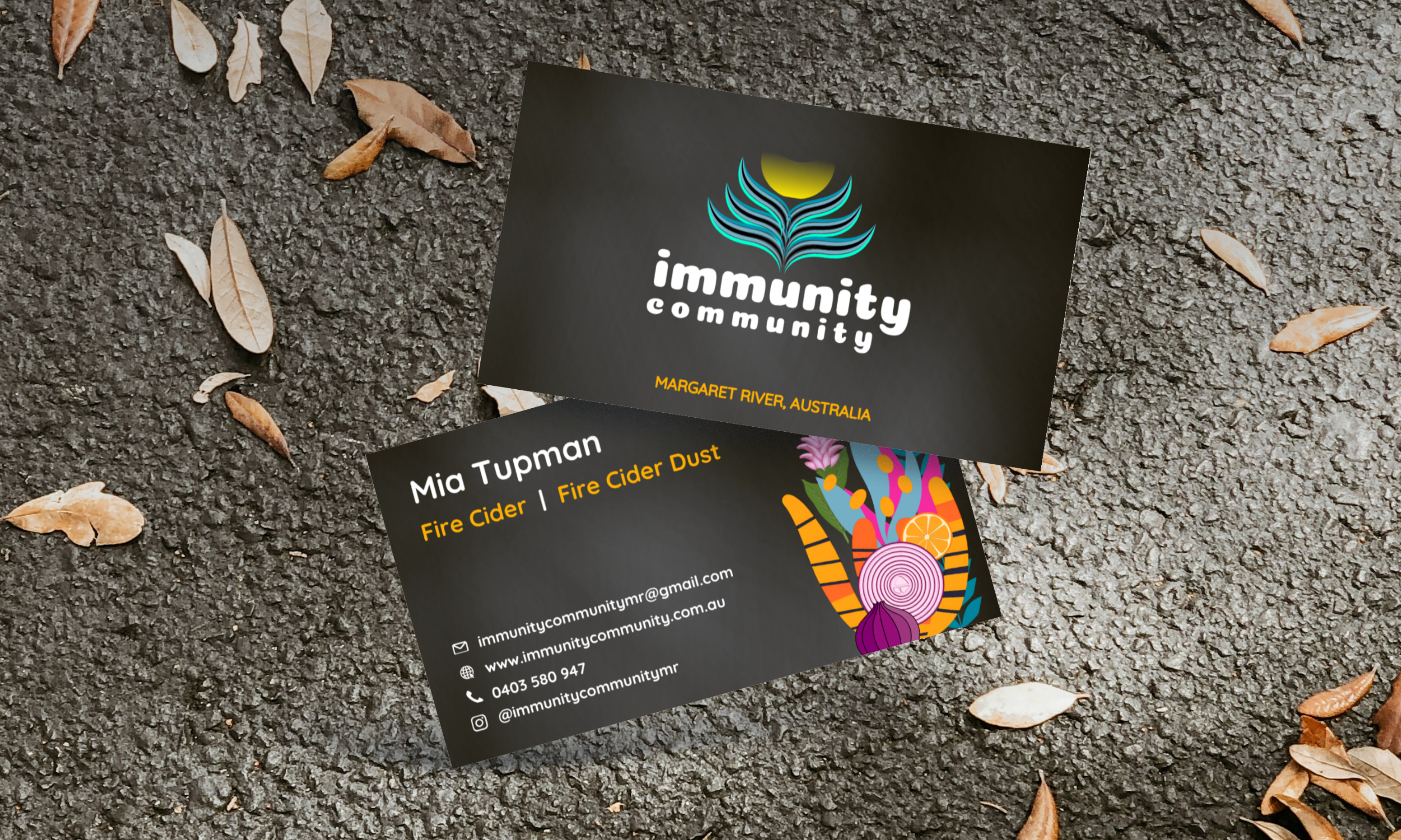 Wingspan Immunity Community business cards.png