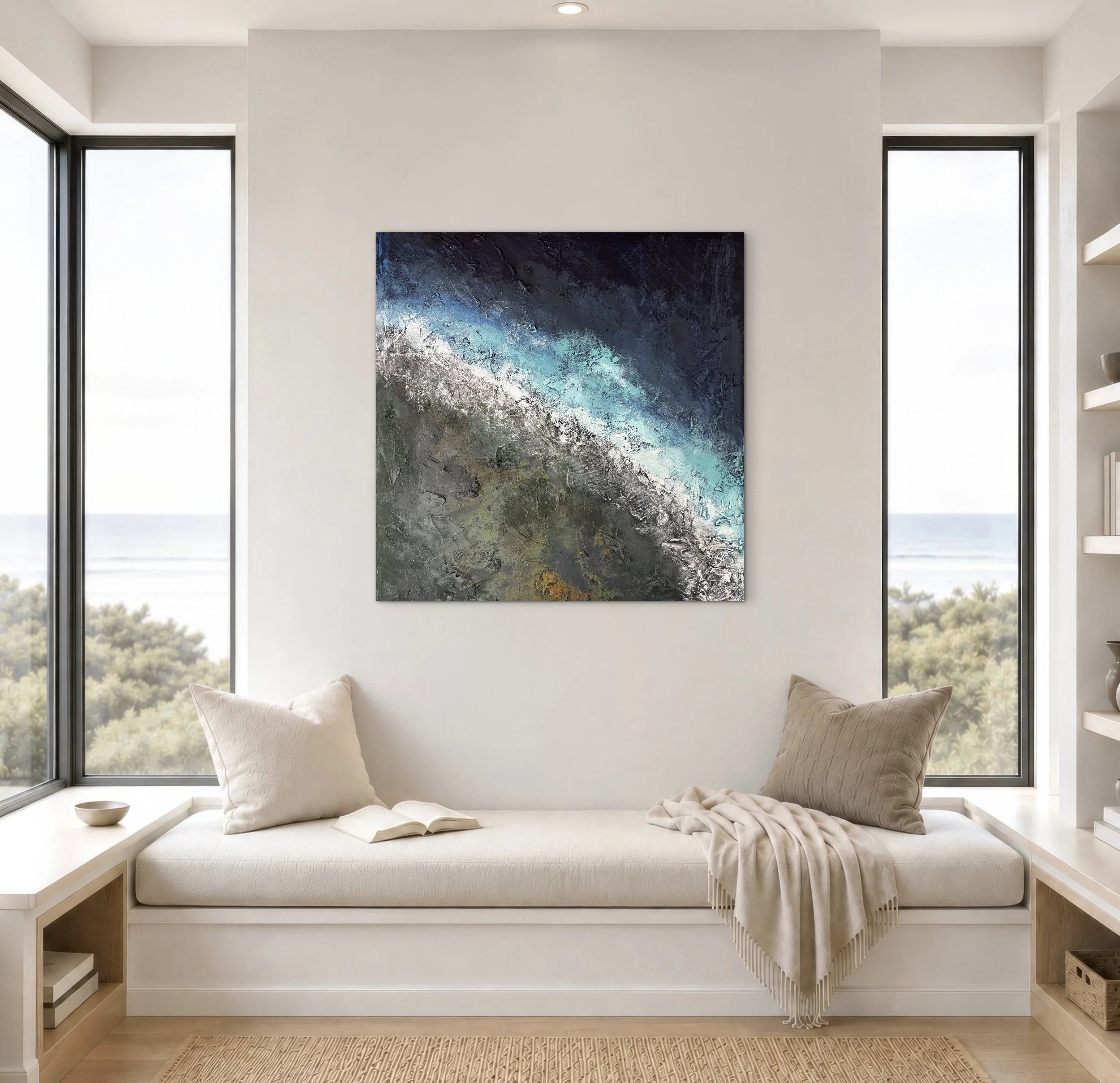 Coastline 36”x36”