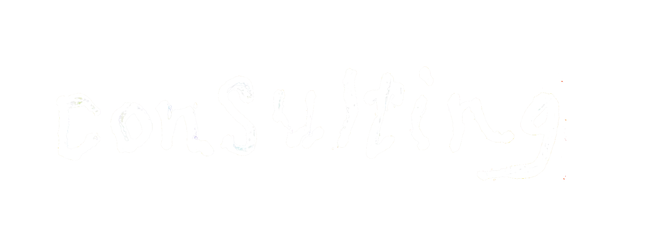 Text reading 'Consolidating' written in white on a black background