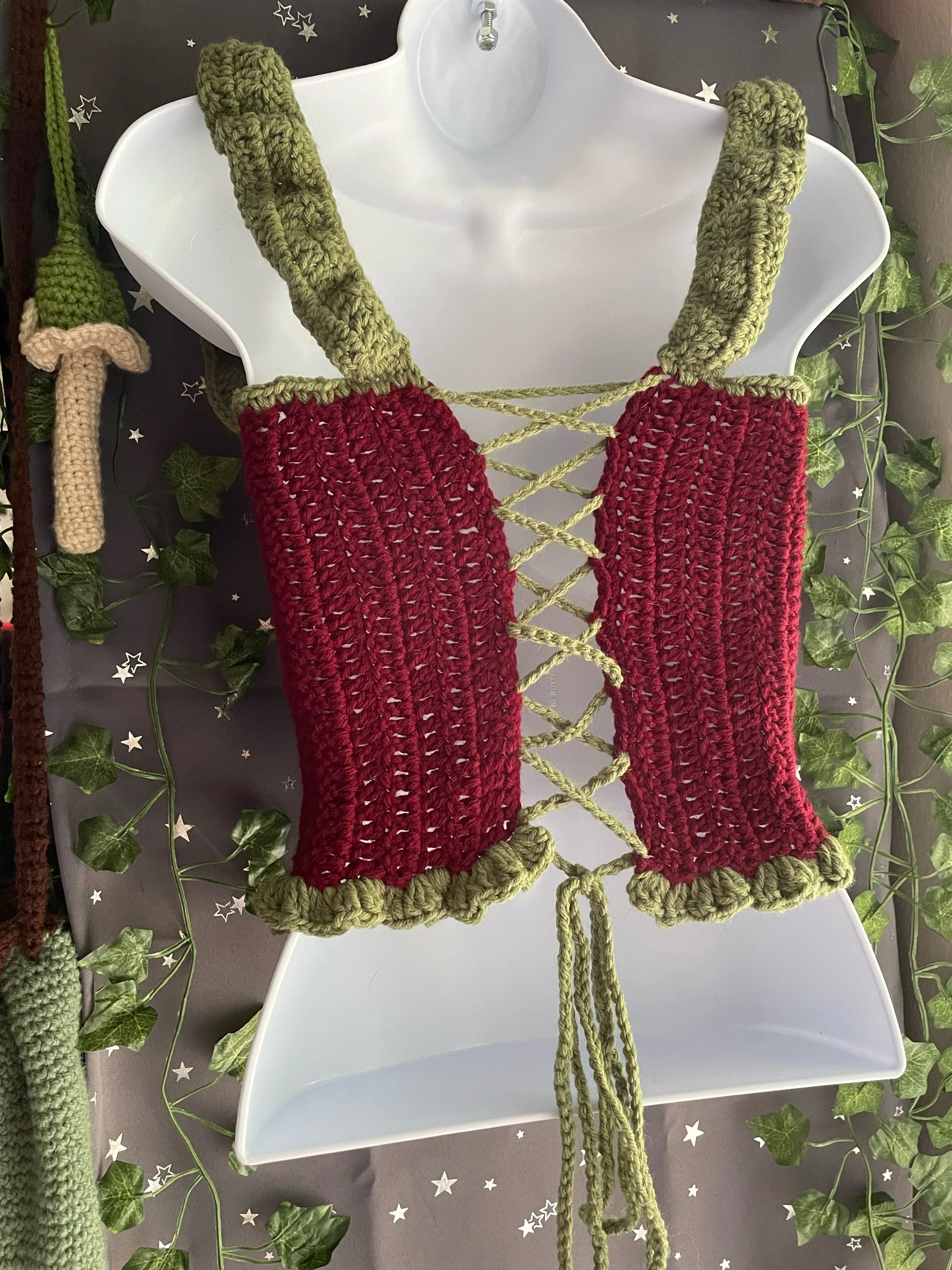 Strawberry Fantasy Ruffled Top — Washington Fiber Forge