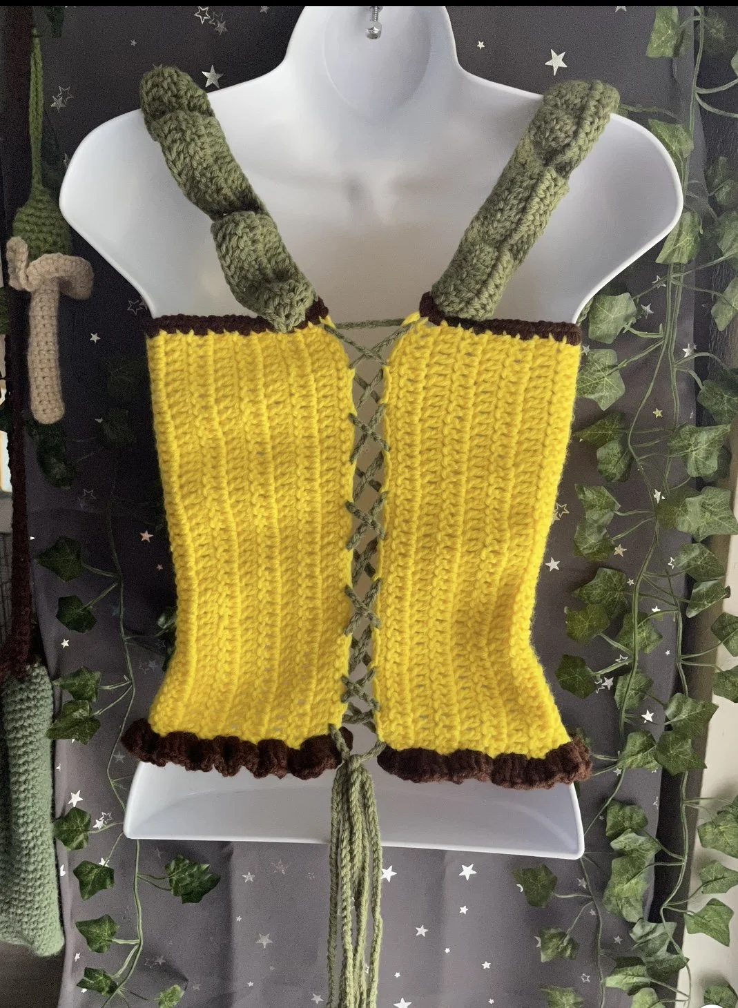 Sunflower Fantasy Ruffled Top — Washington Fiber Forge