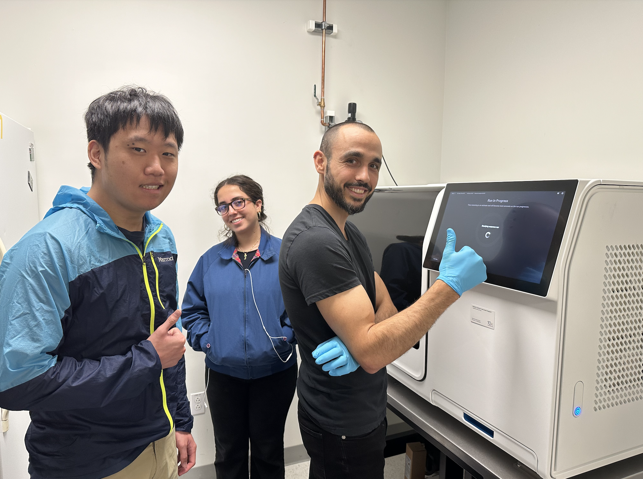 First test run of our Xenium machine!