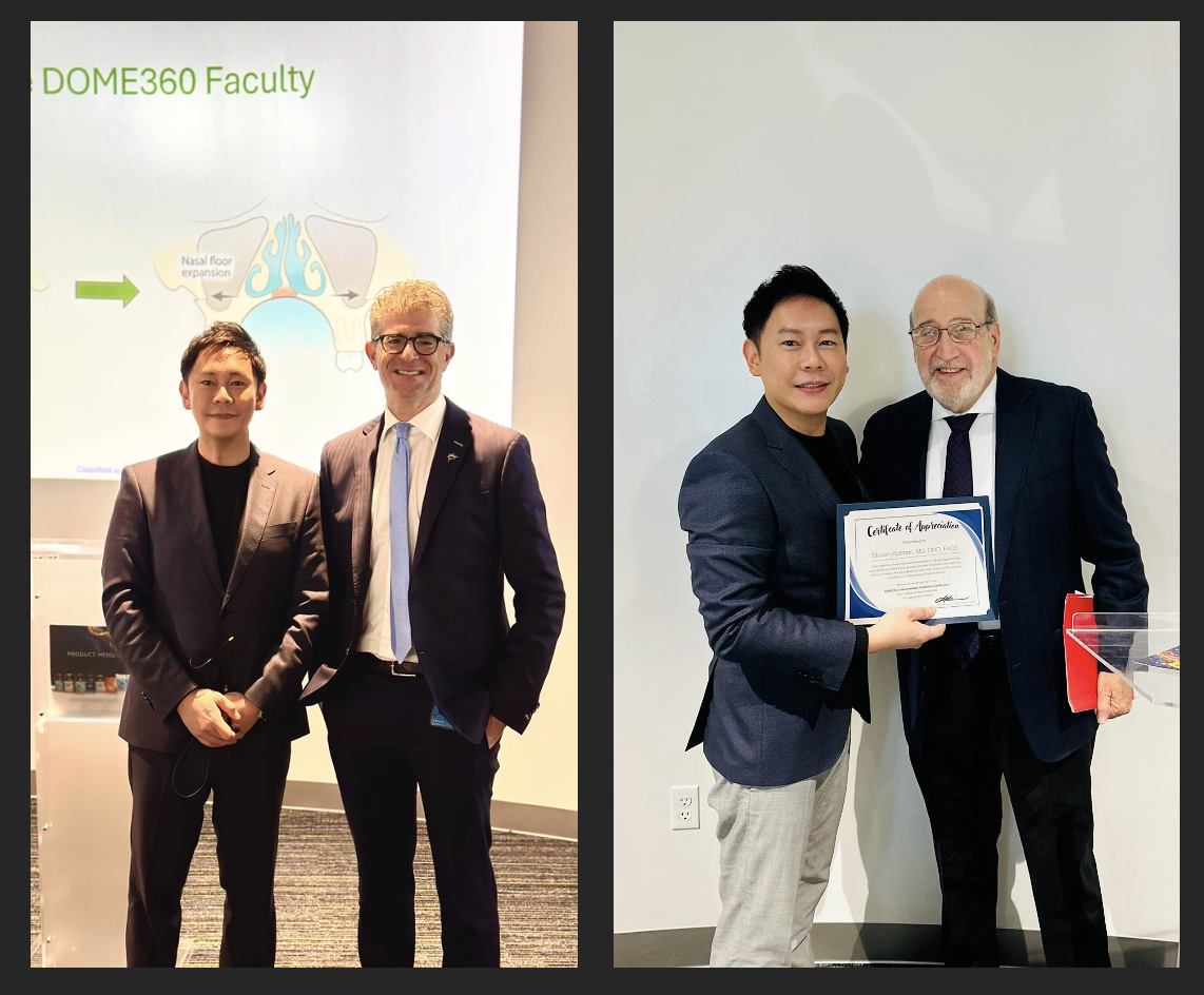 Photos with Dean of Dental Medicine Steven Kaltman and Dean of Medicine Chad Perlyn