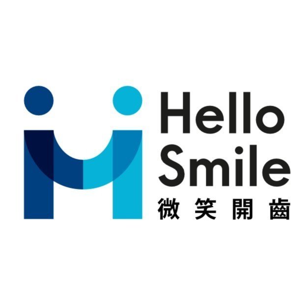 Logo for Hello Smile Hong Kong, a Non-government organization (NGO) that promotes children's dental and airway health.
