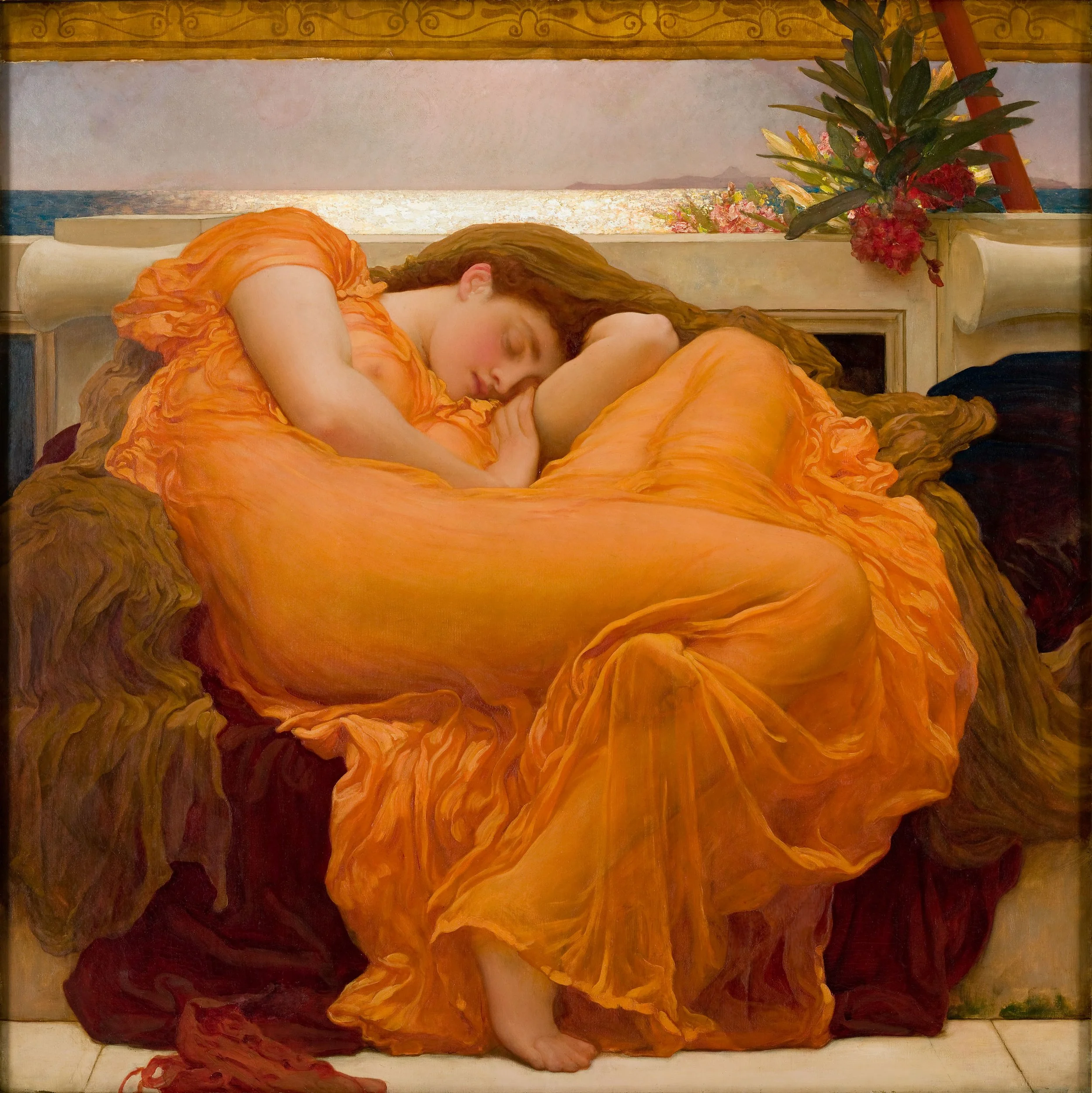 Flaming June, by Frederic, Lord Leighton, 1895