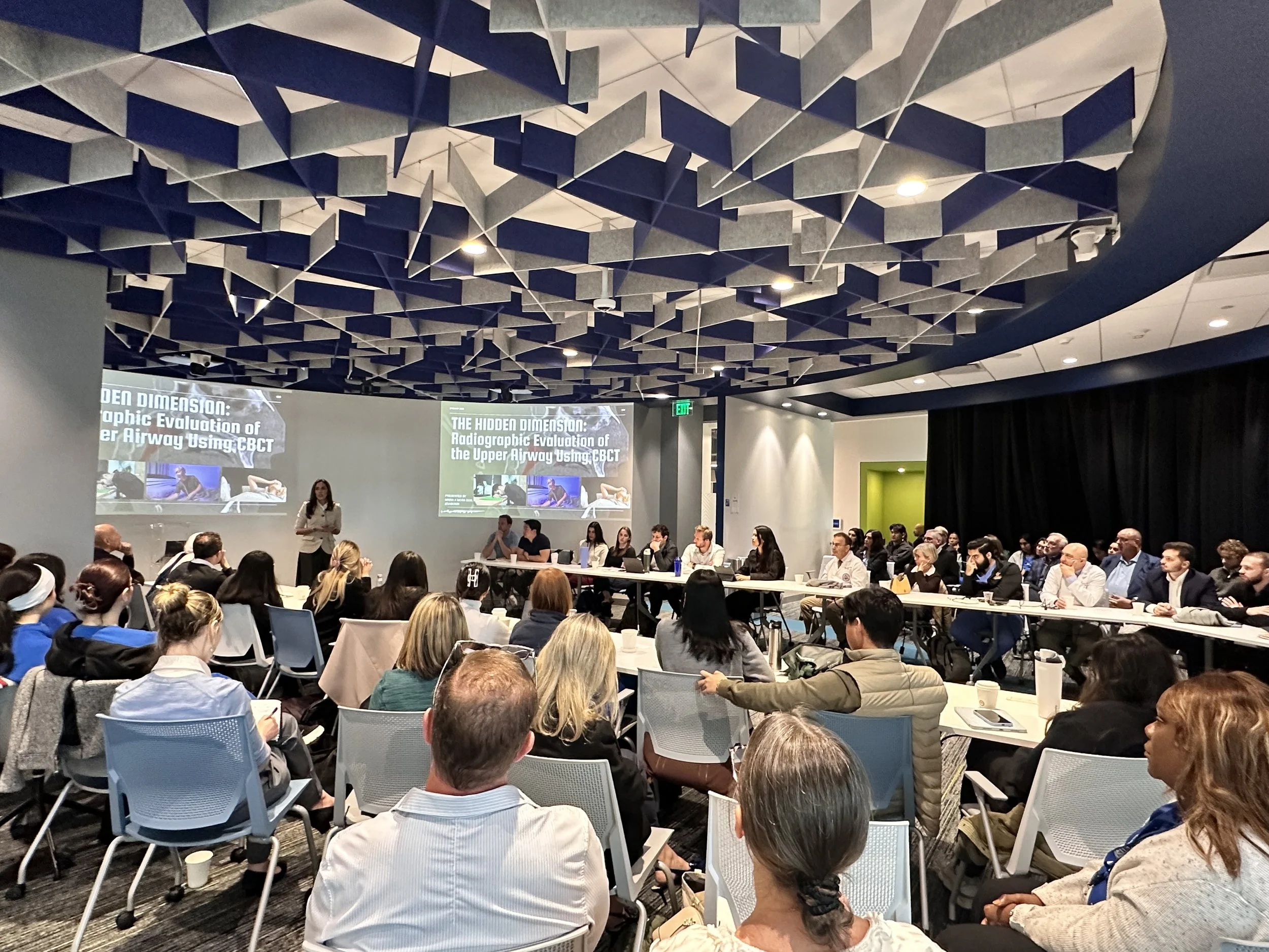 The Levan Center of Innovation Orbit Room where we held DOME360, an event on sleep breathing health and craniofacial development
