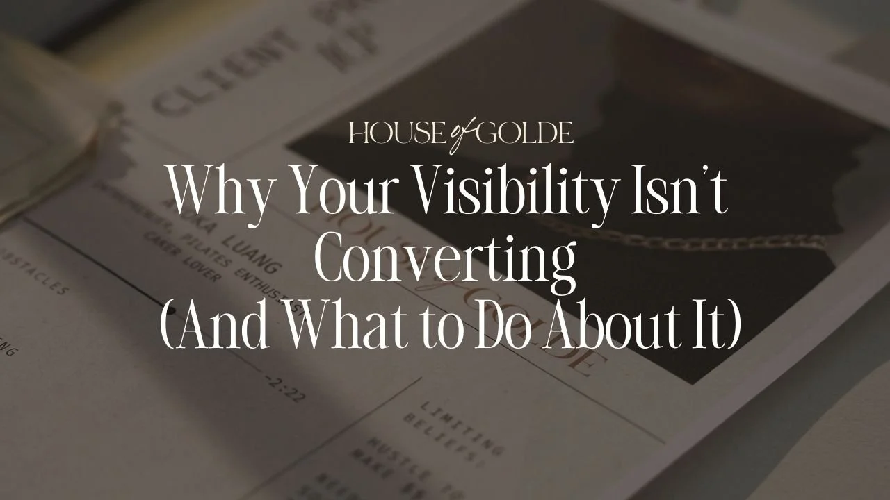 Visibility Without Conversion: The Structural Gap Most Professionals Overlook