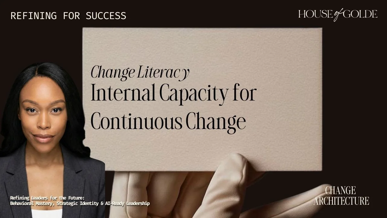 Field Note #15: Internal Capacity as the Precondition for Change