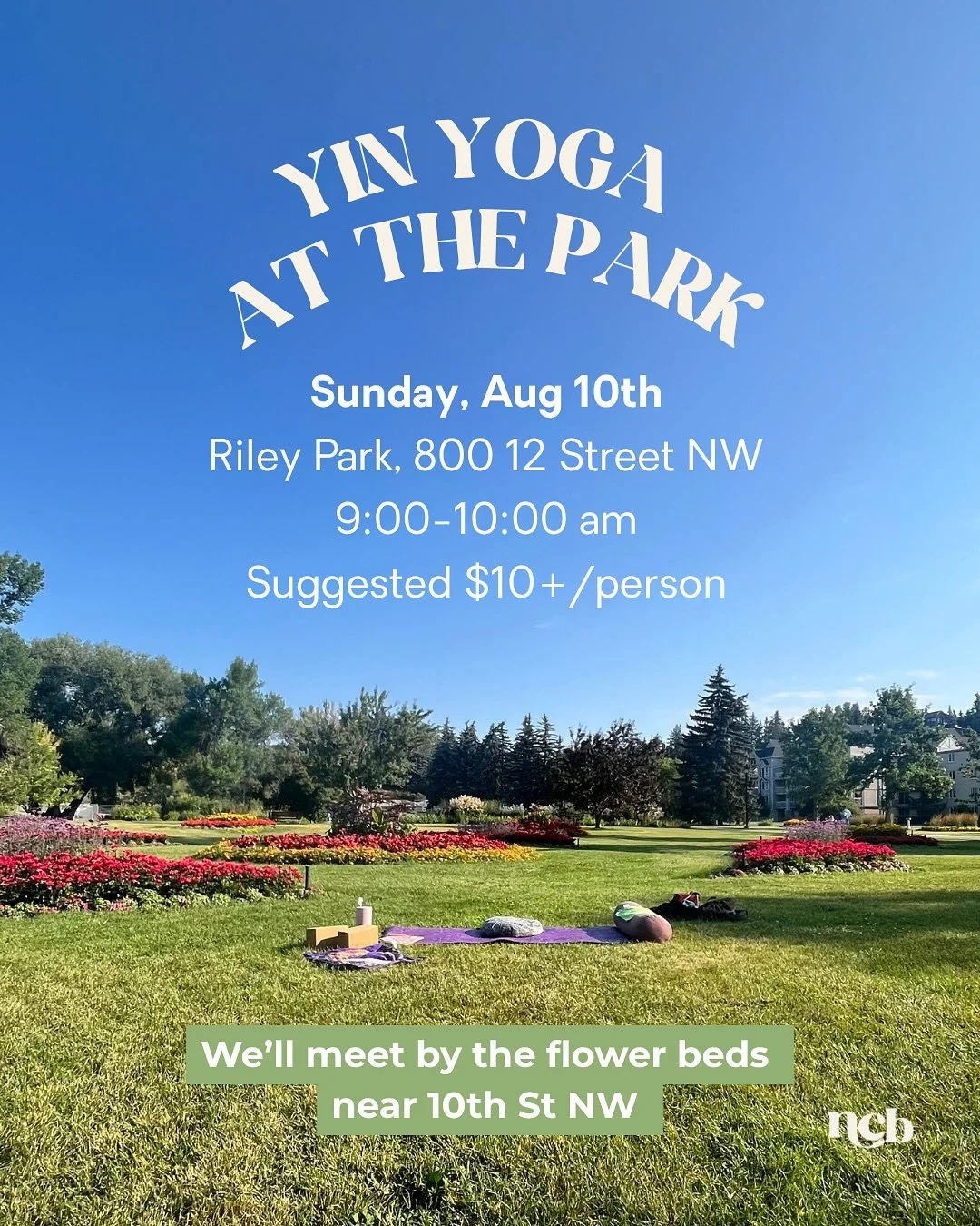 Yearning for some gentle movement and stillness?

Grounding.
Community.
Nature.

🌳 Join us for another session of&nbsp;outdoor yin yoga flow at Riley Park!

No yoga experience is required. Class is for adults of all levels.

THE DEETS:
🗓️ Sunday Au