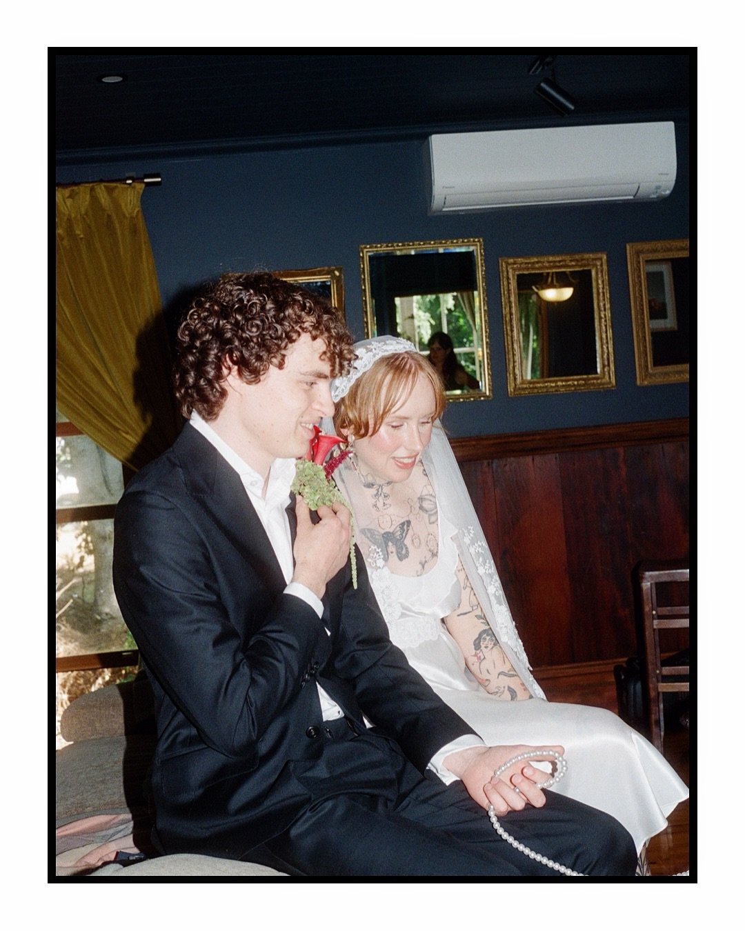 Wedding G + C - When the client and the film photos match the retro vibes. Film developed by the amazing @ikigaifilmlab . #ringthebellweddings #madewithkodak #melbournewedding